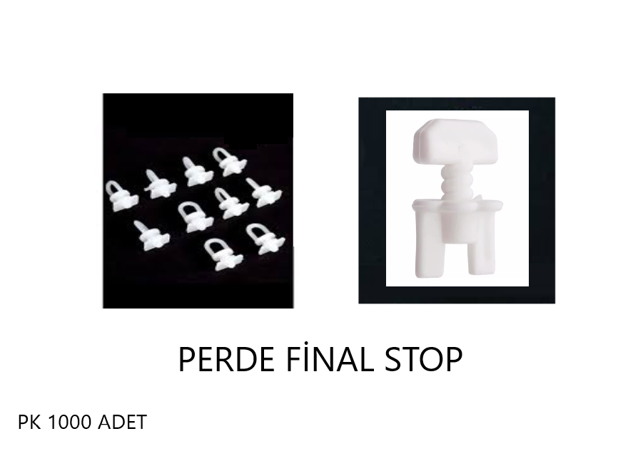 PERDE KORNİŞ FİNAL STOP PAKET 1000 ADET