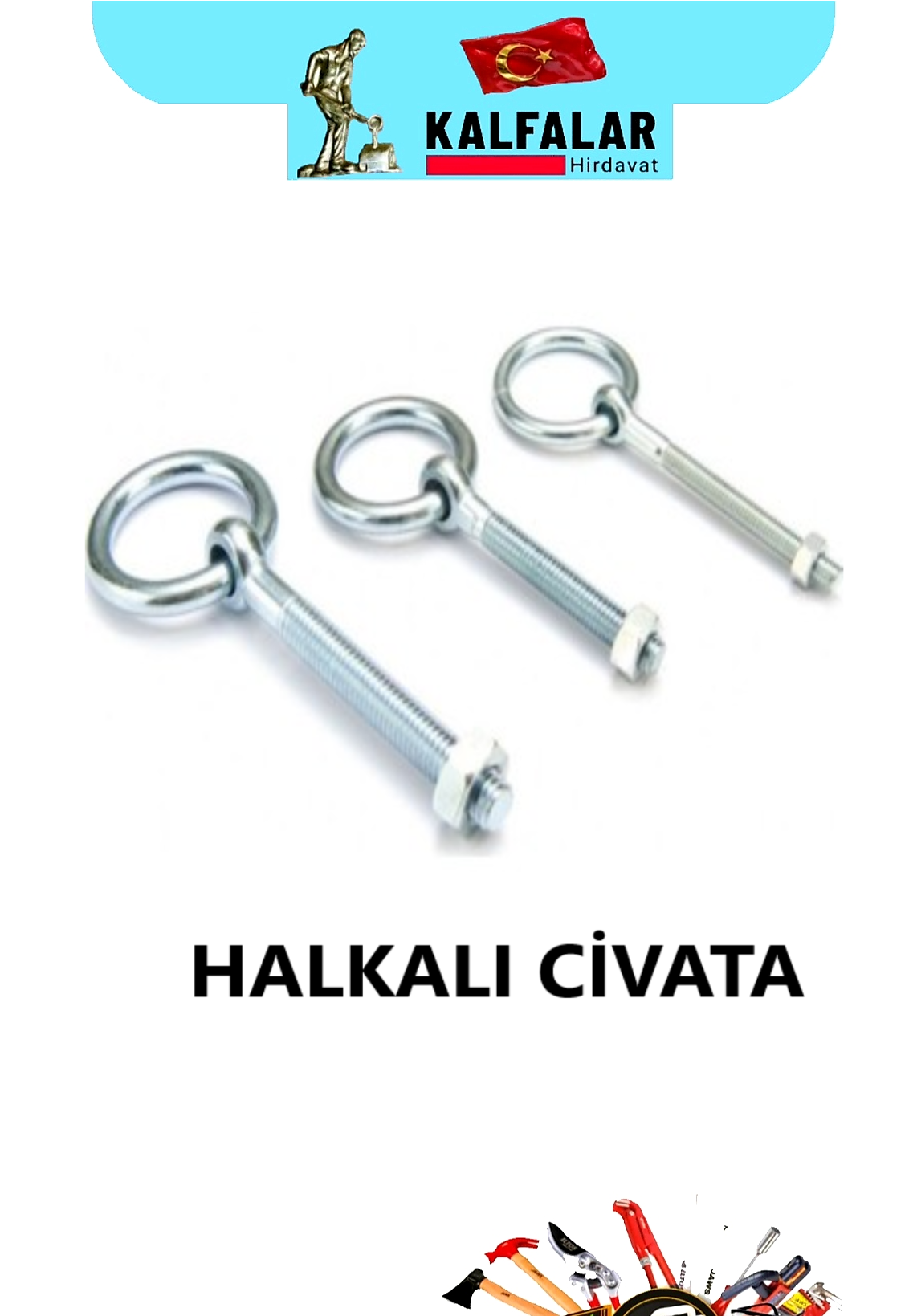 HALKALI CİVATA 10 MM 
