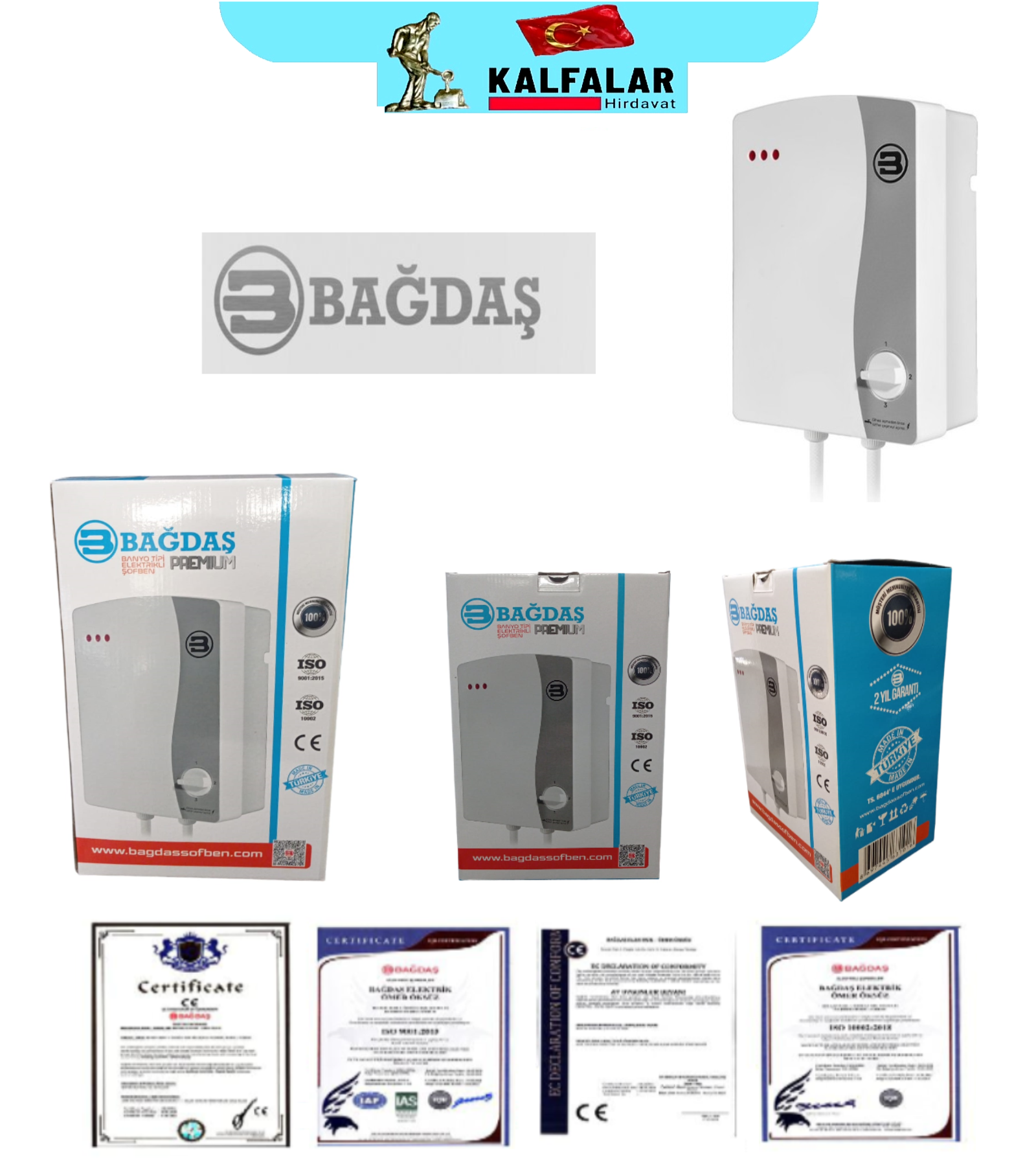 ŞOHBEN ELEKTRİKLİ PREMİUM BAĞDAŞ 