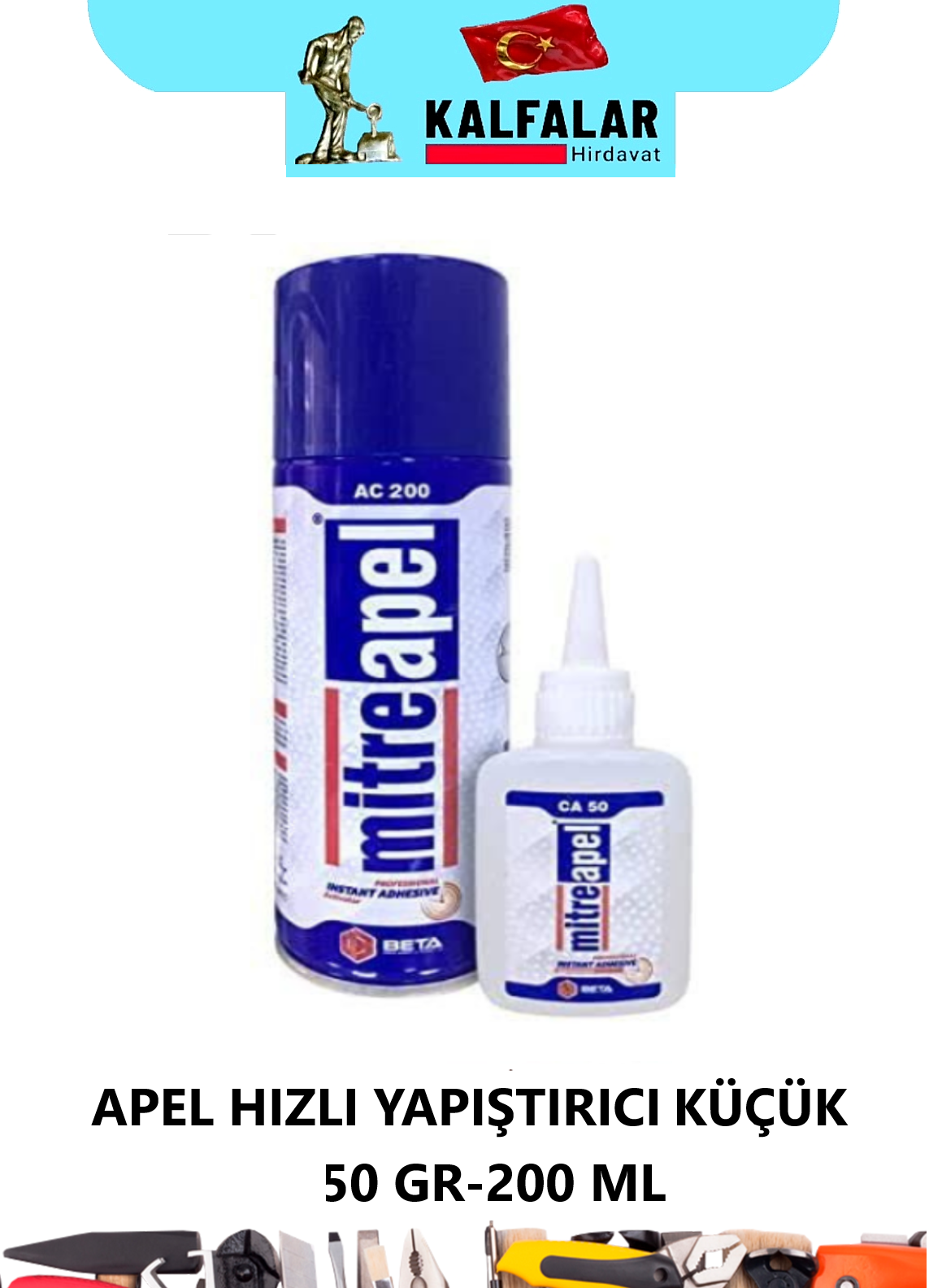 APEL HIZLI YAPIŞTIRICI KÜÇÜK 50GR-200 ML