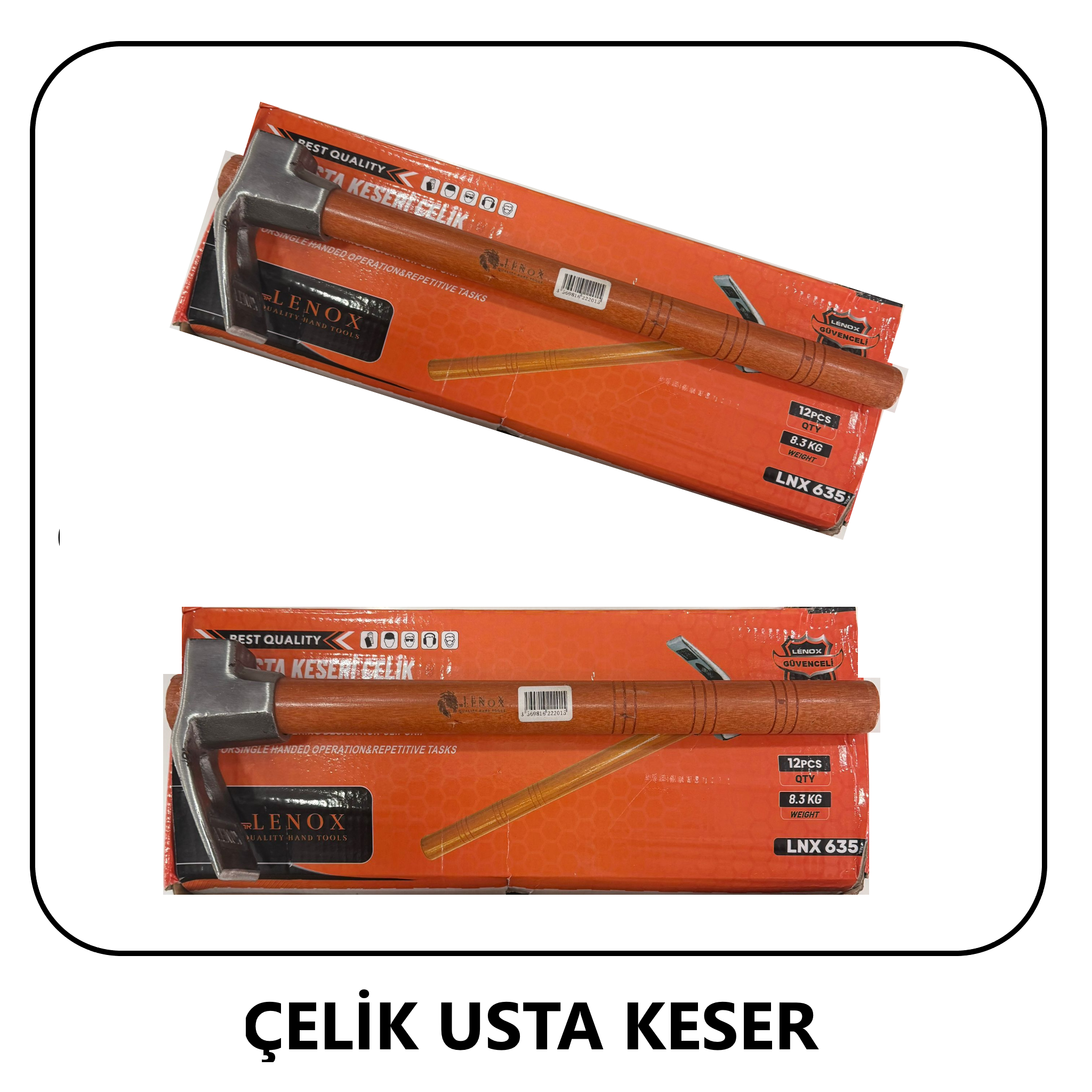 KESER USTA ÇELİK LÜKS SAPLI PROFESYONEL