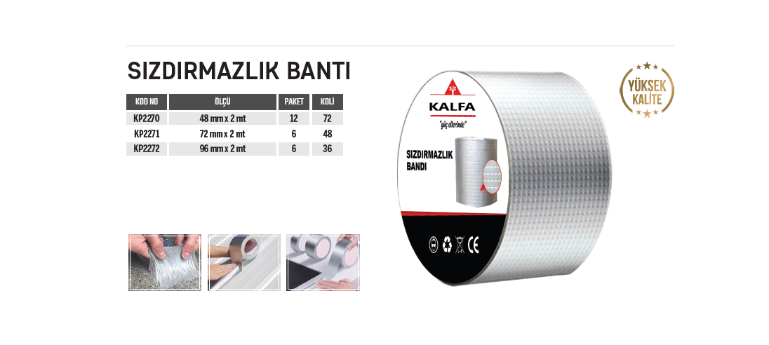 BANT SIZDIRMAZLIK SAKIZ 96MMX2 MTR 