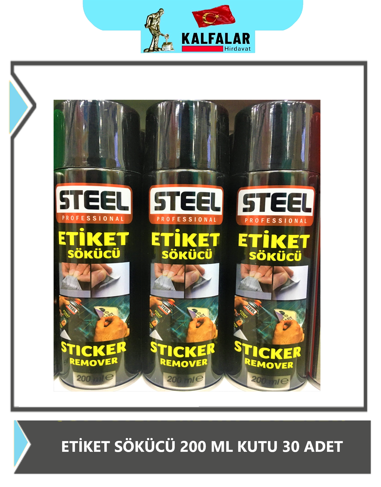 ETİKET SÖKÜCÜ SPREY 200 ML
