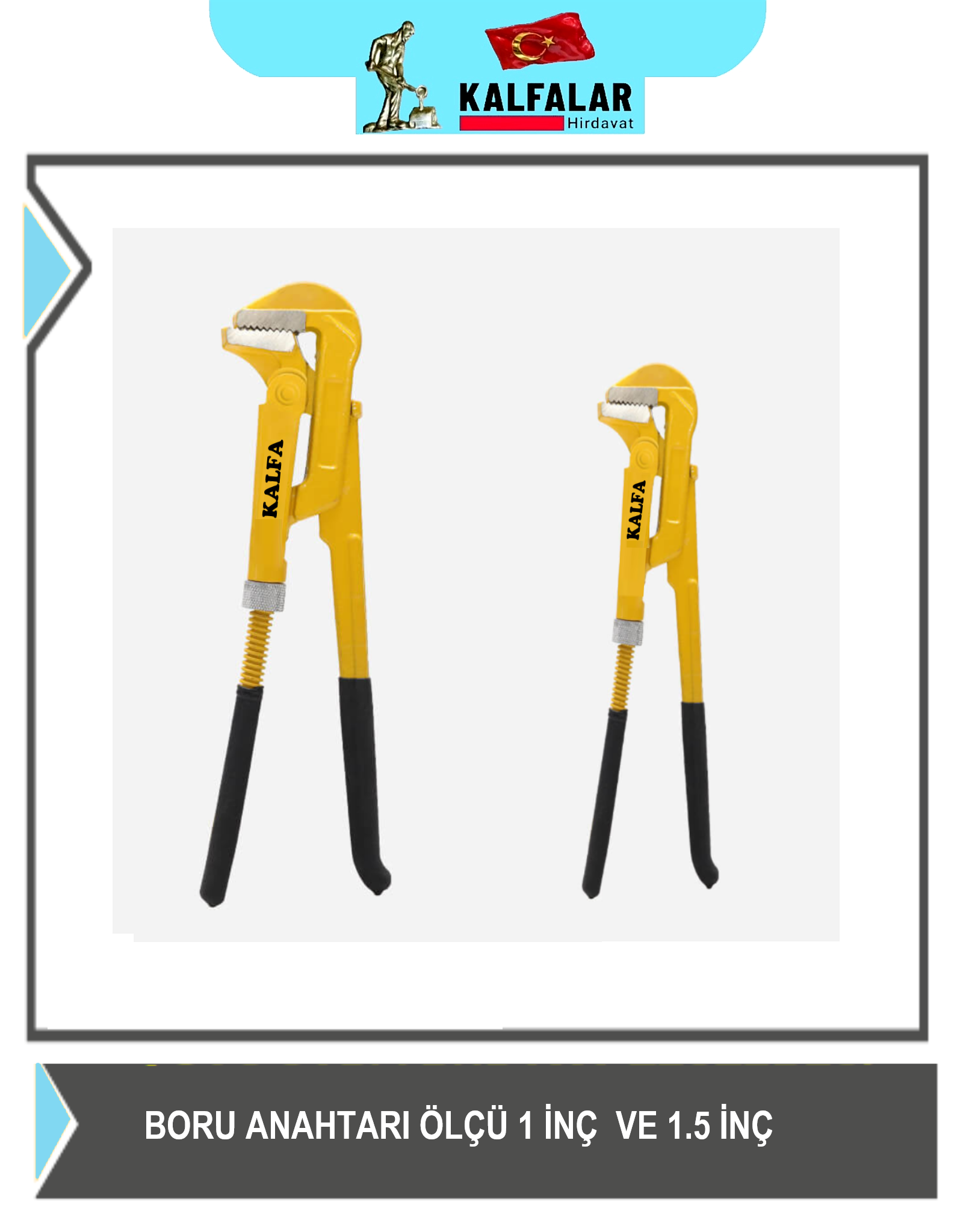 BORU ANAHTARI 1 LİK KALFA TOOLS