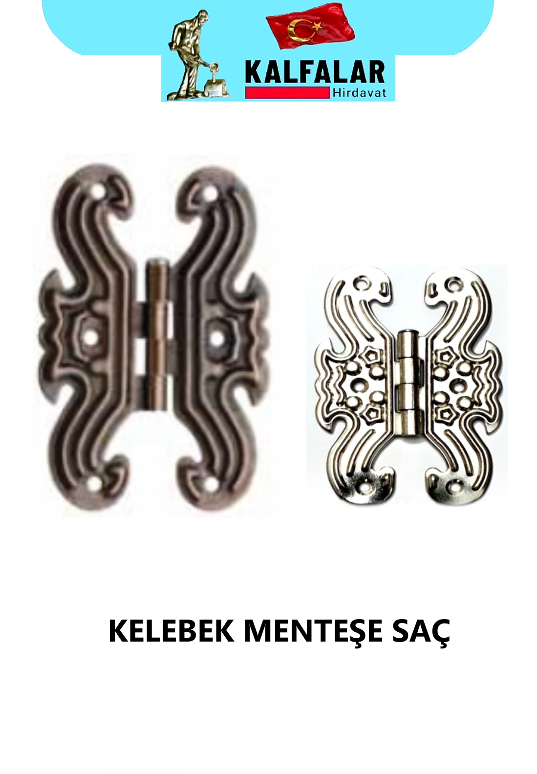 KELEBEK MENTEŞE SAÇ NO.4  ANTİK