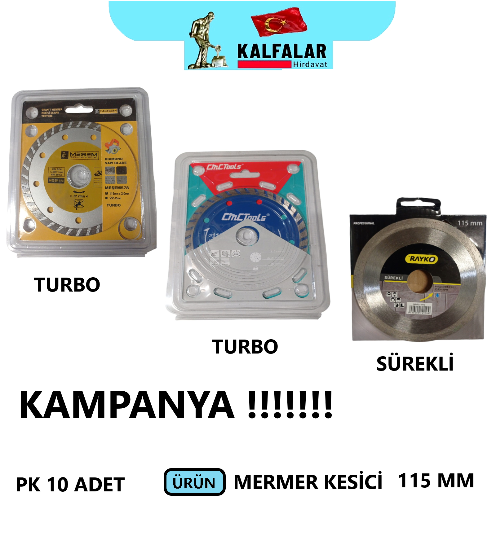 SERAMİK MERMER GRANİT KESİCİ 115 MM SÜREKLİ