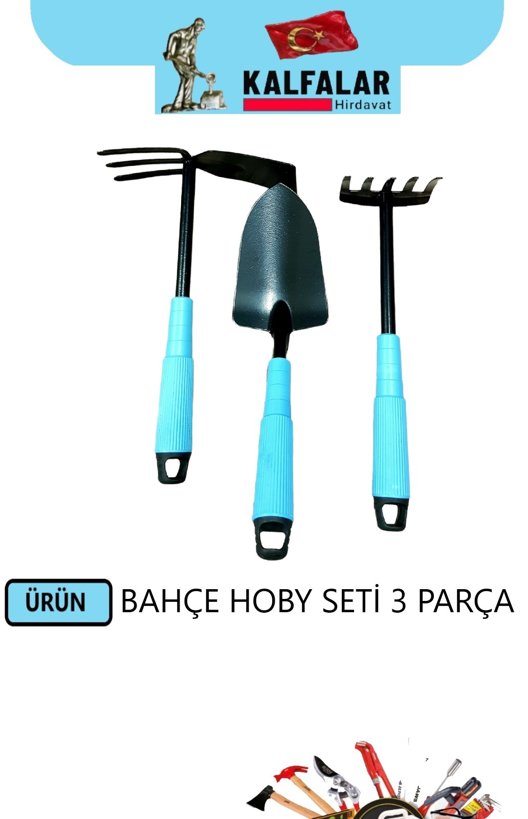 BAHÇE SETİ HOBY 3 LÜ PAKETLİ