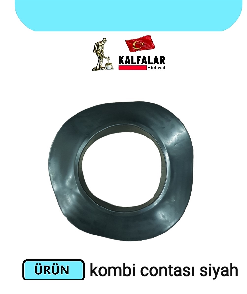 KOMBİ BACA CONTASI SİYAH TAKIM 2ADET
