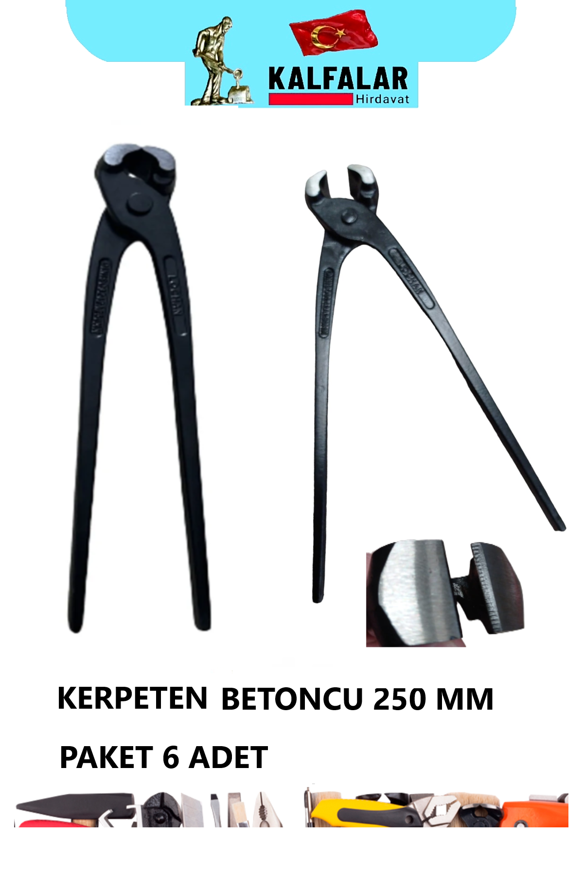 KERPETEN BETONCU 250 MM LOCHAN 