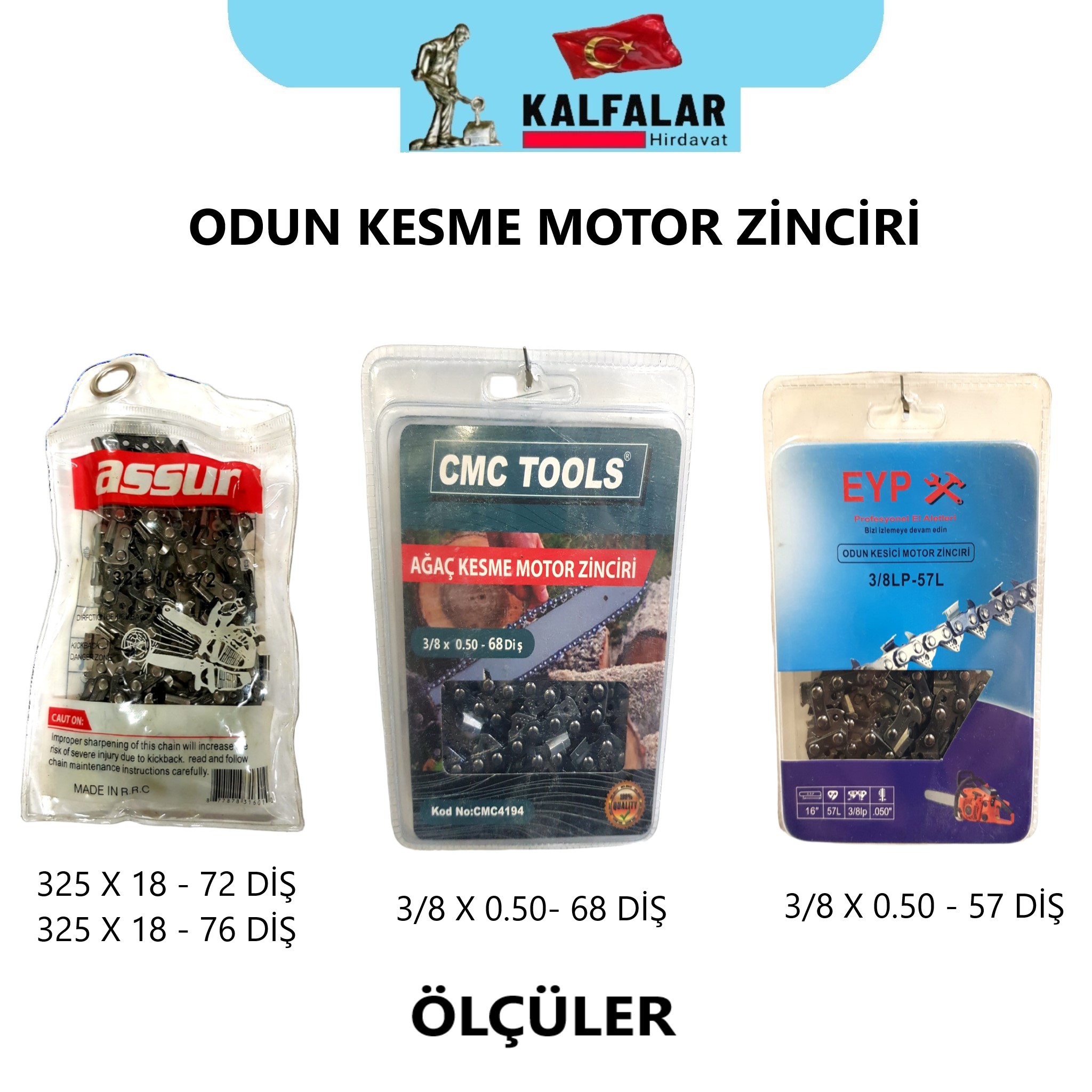 ODUN KESME MOTOR ZİNCİRİ 325X18X68 DİŞ