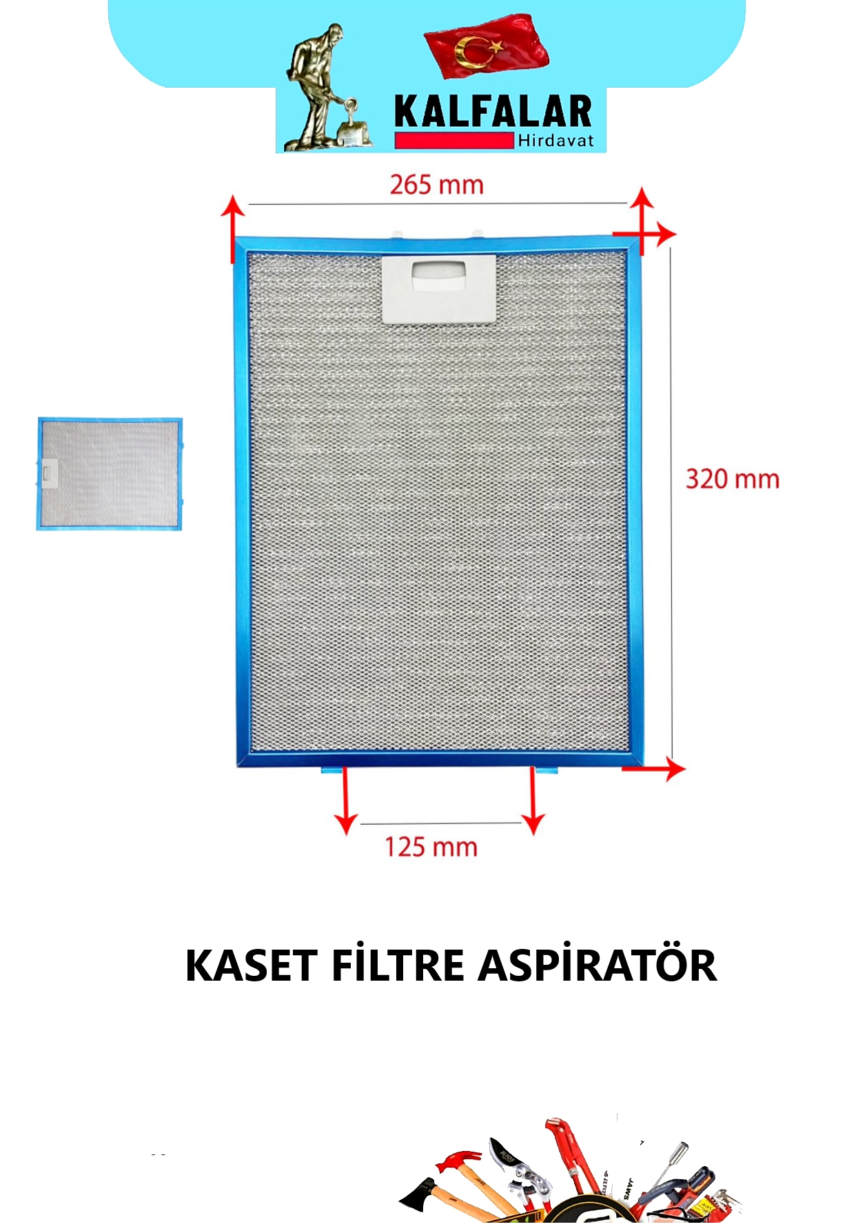 DABLUNBAZ ALM KASET FİLTRE ÖLÇÜ 26.5X32.0 MM