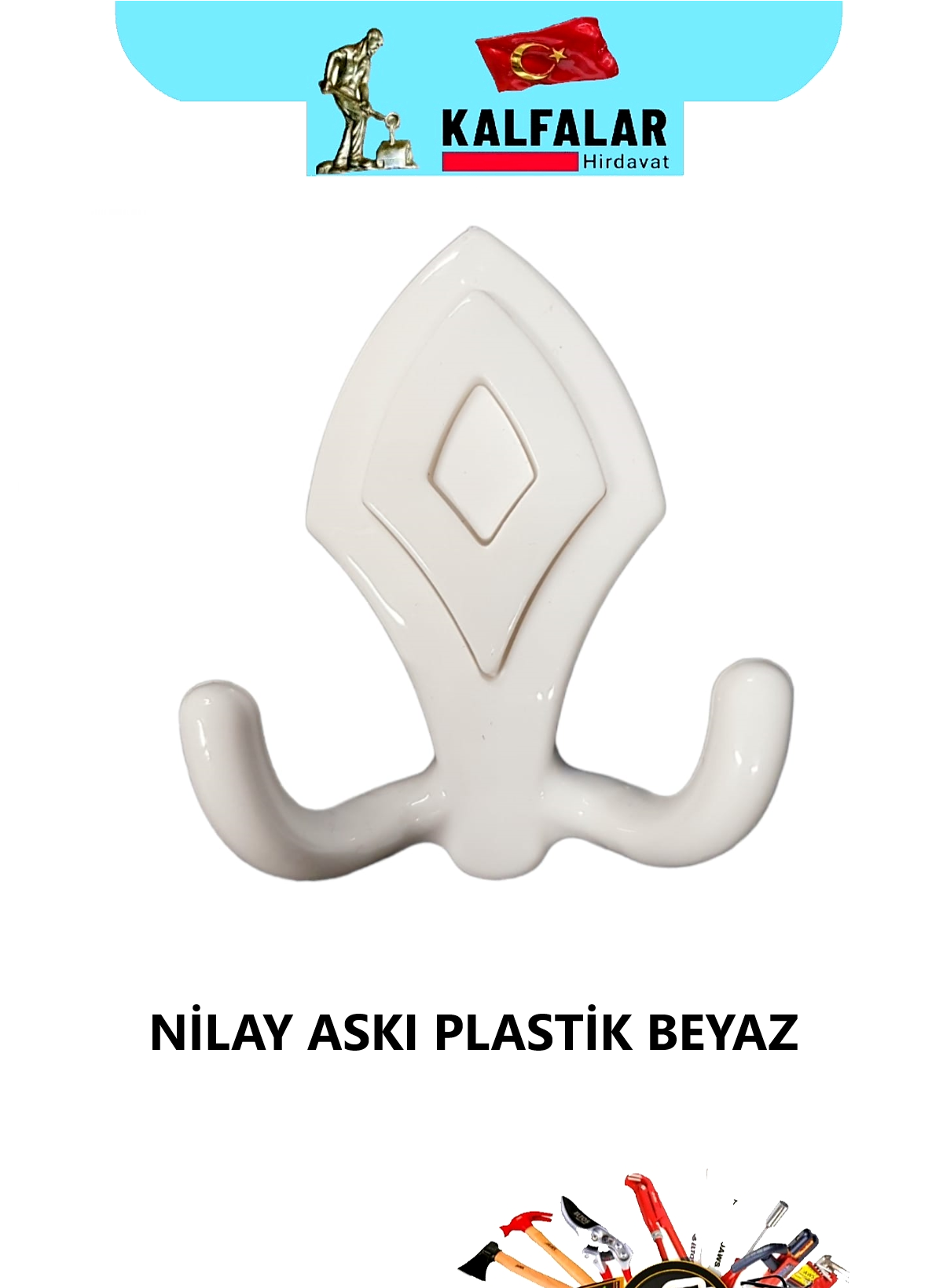 NİLAY ASKI PLASTİK BEYAZ