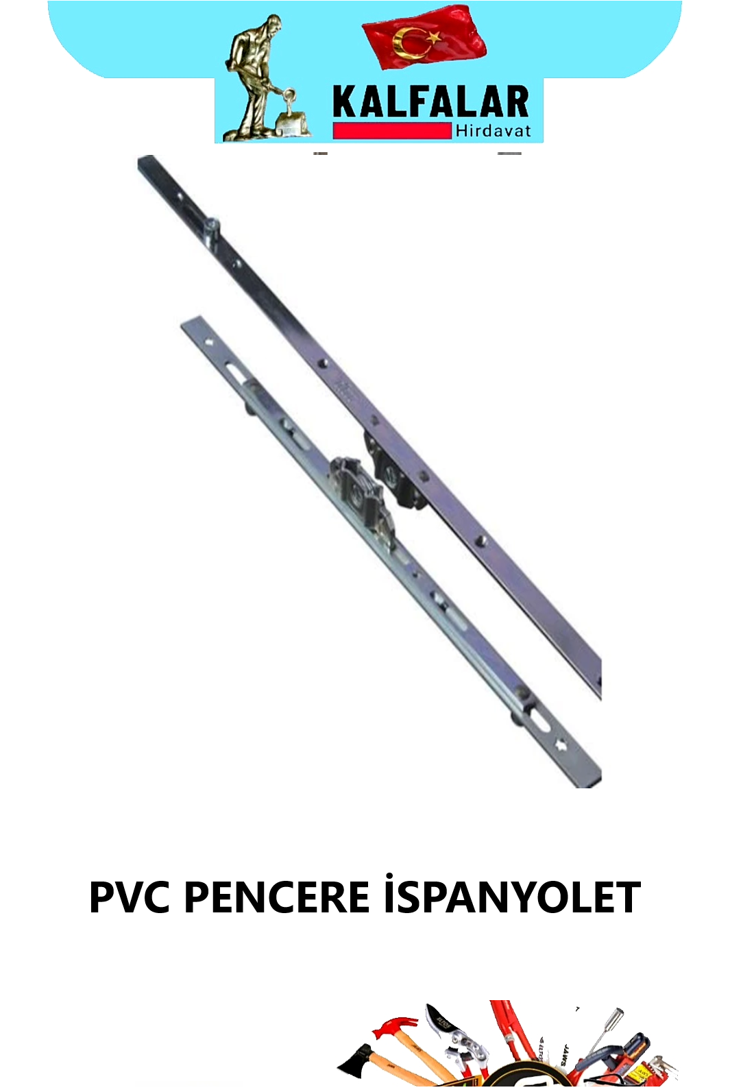 PVC İSPANYOLET PENCERE 140 MM