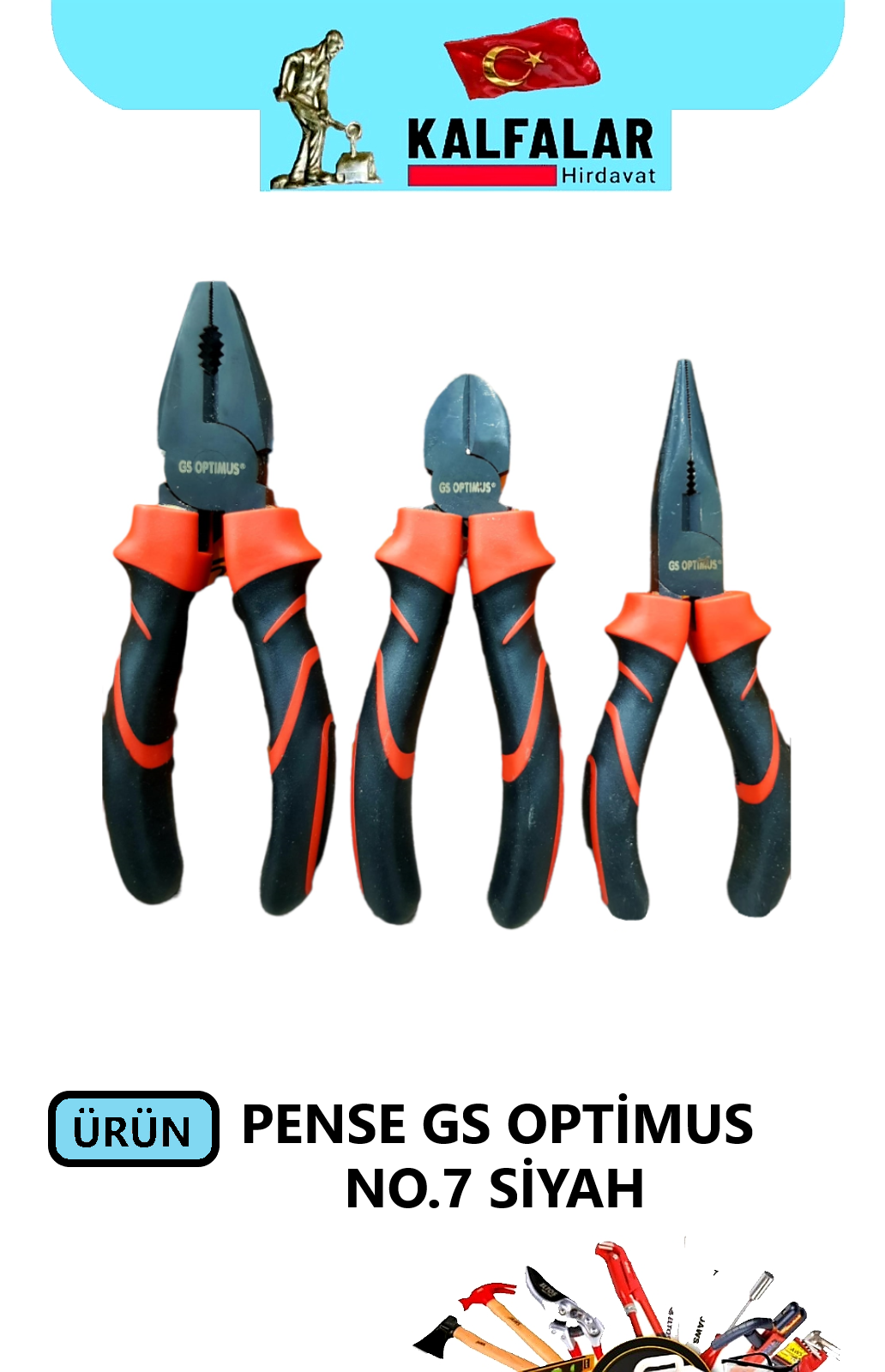KARGABURUN PENSE NO.6 GS OPTİMUS SİYAH KAPLAMA