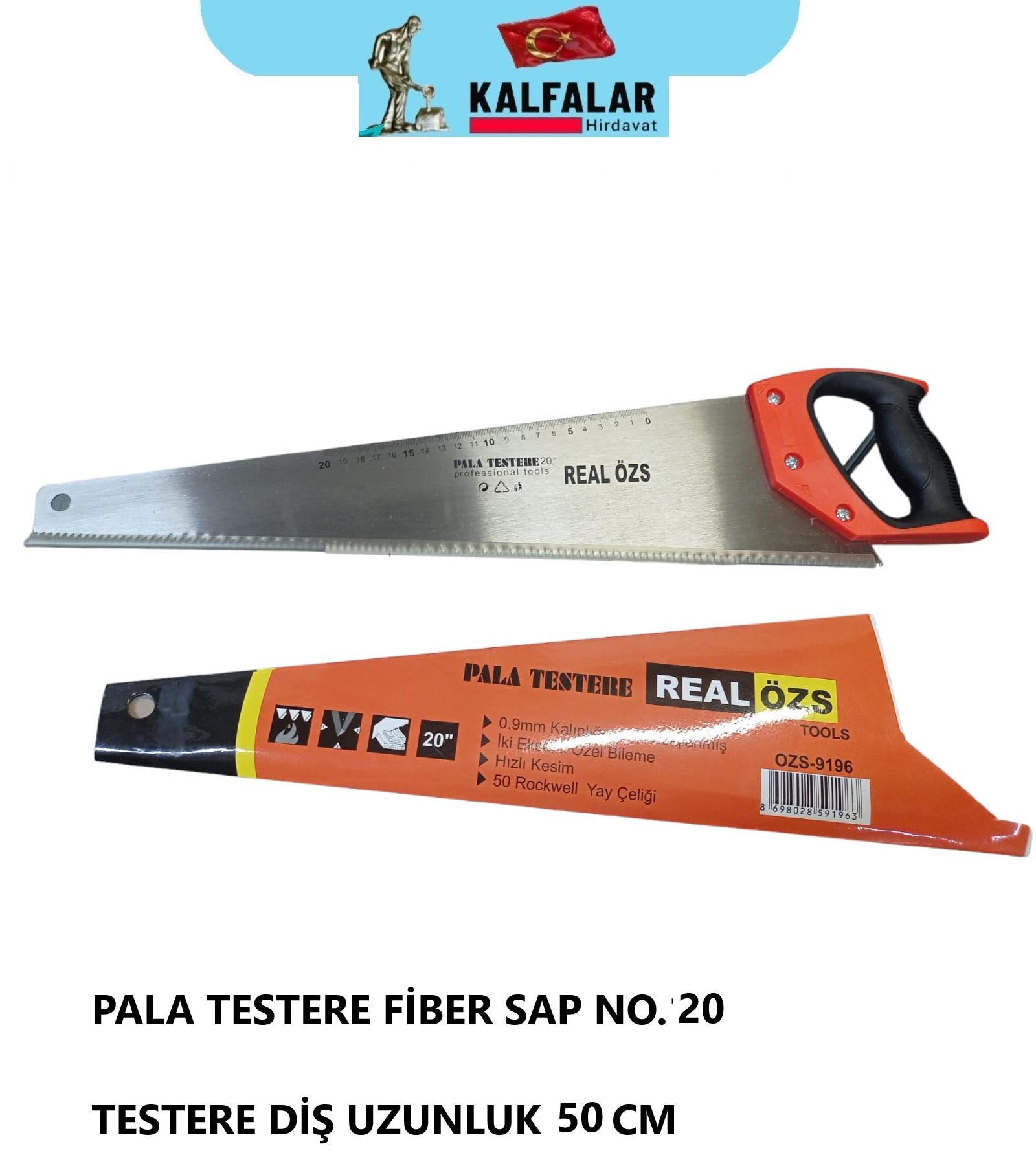 PALA TESTERE FİBER SAP NO.20 50 CM