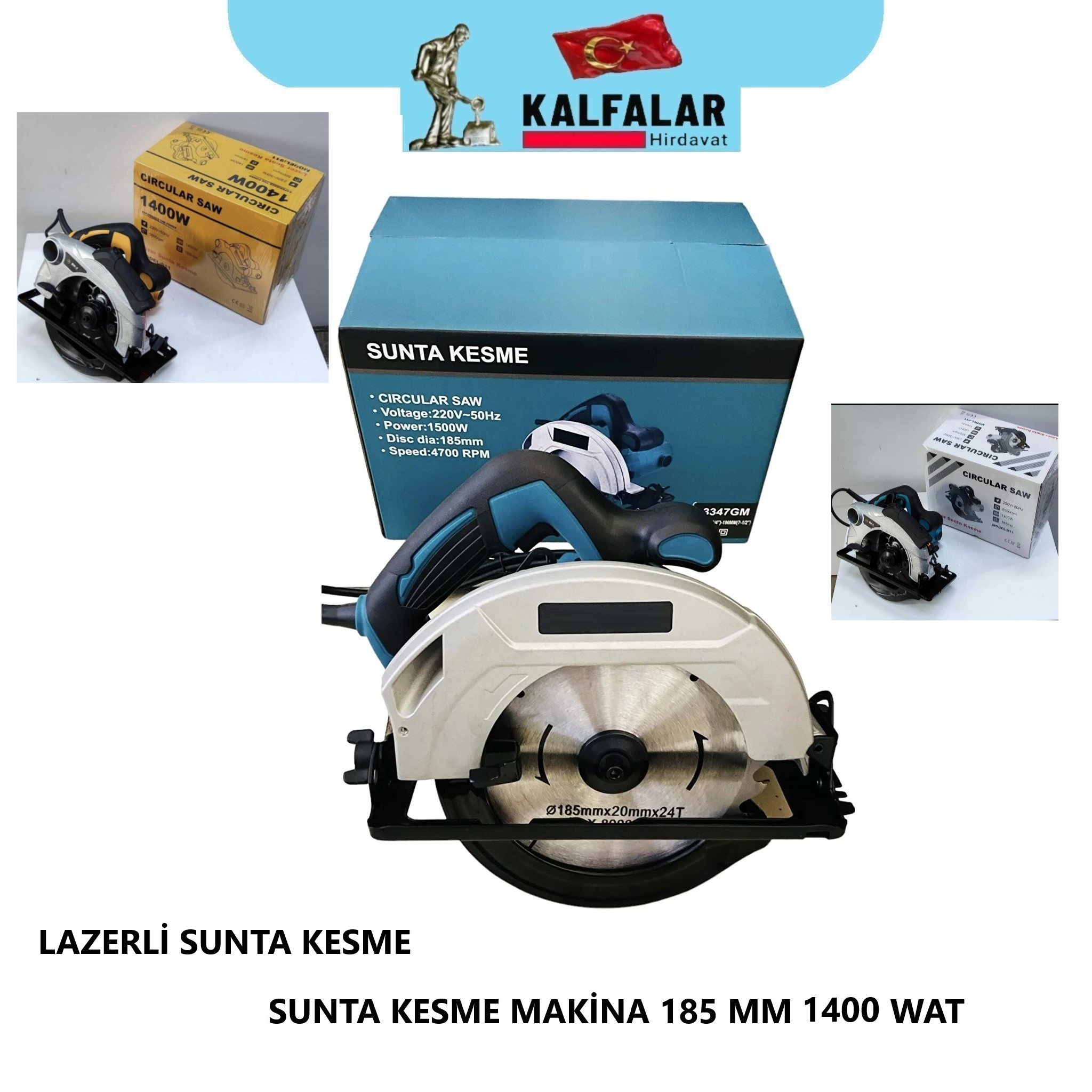 SUNTA KESME LAZER MAKİNA 185 MM 1400 WAT BN-5 
