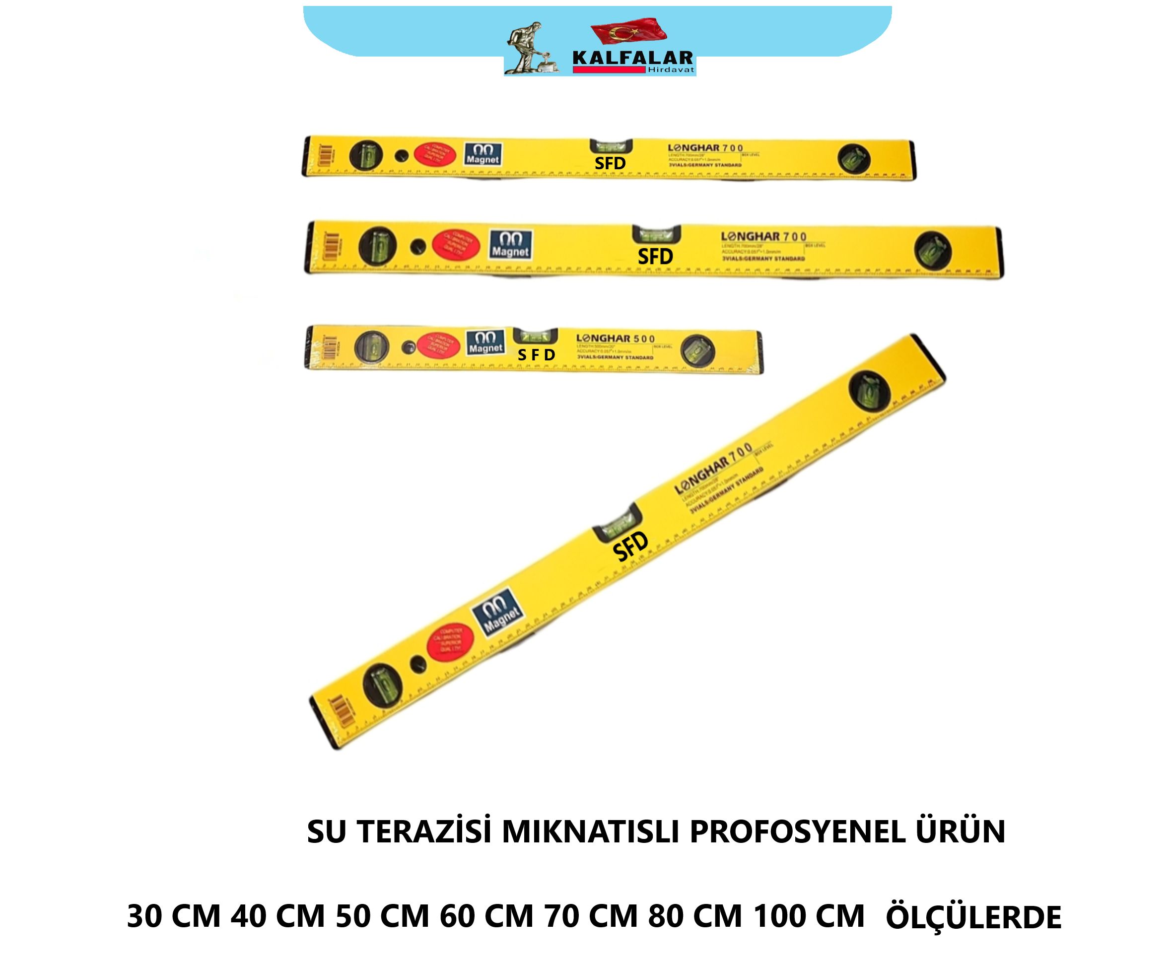 SU TERAZİSİ MIKNATISLI SFD 30 CM