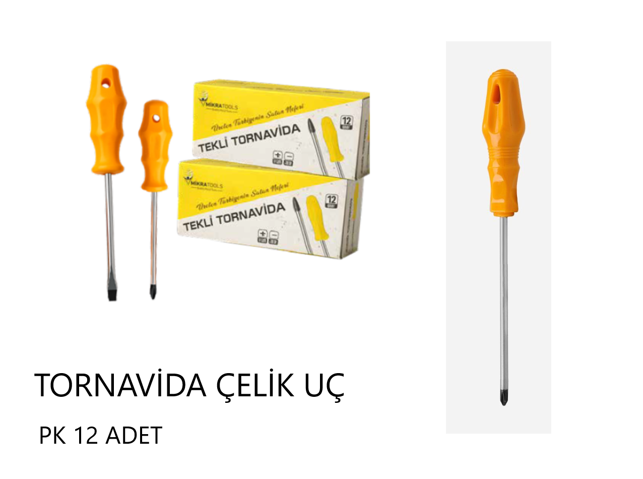 TORNAVİDA 6X150 YILDIZ MİKRA ÇELİK UÇ