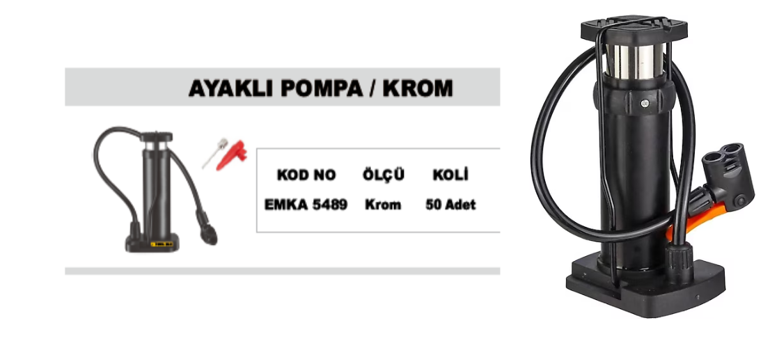 POMPA AYAKLI KROM İÇ TASARIM YÜKSEK BASINÇ KUTULU