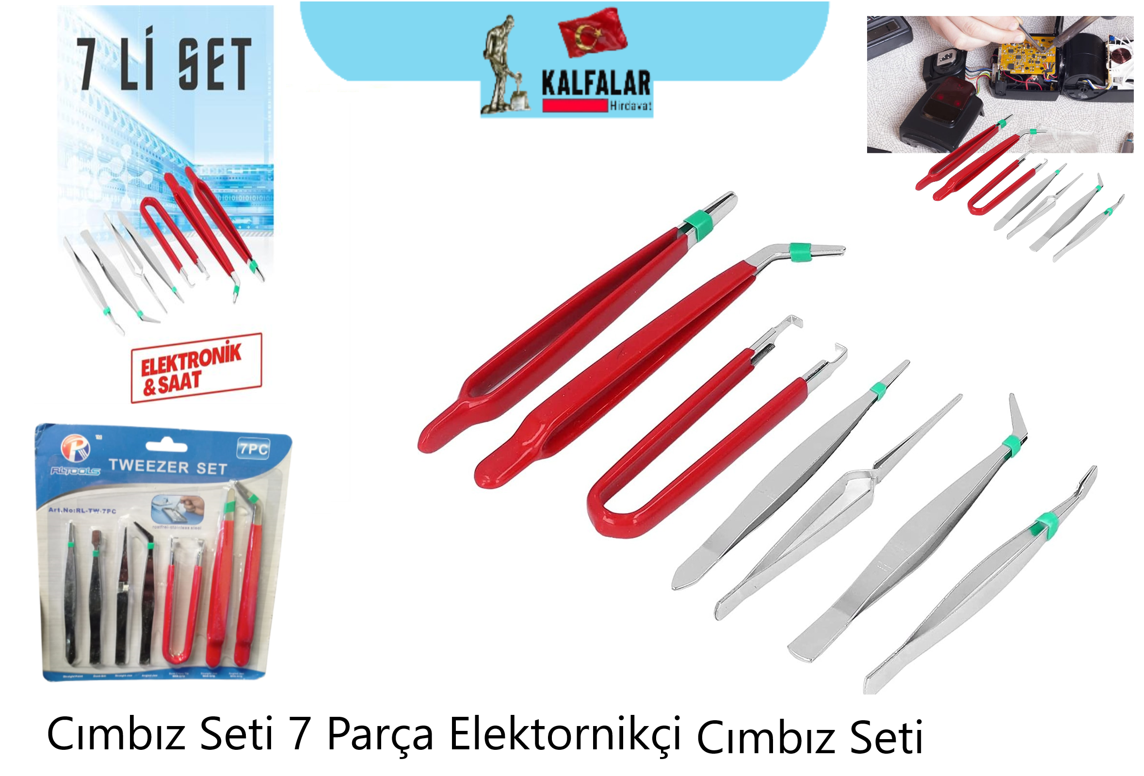 CINBIZ SETİ 7 PCS ELEKTRONİKÇİ ÇOK AMAÇLI KULLANIM