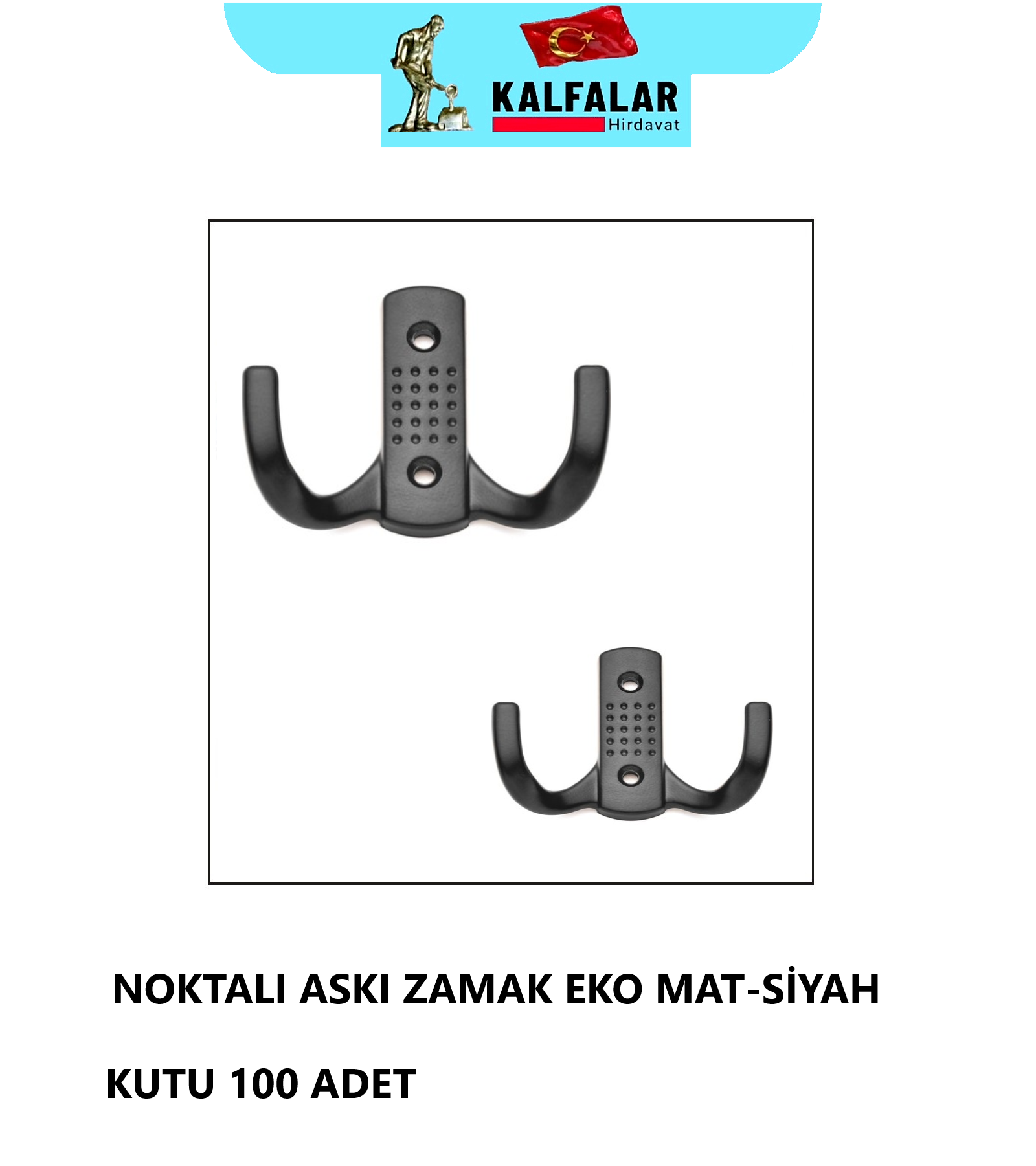 NOKTALI ASKI MAT-SİYAH 