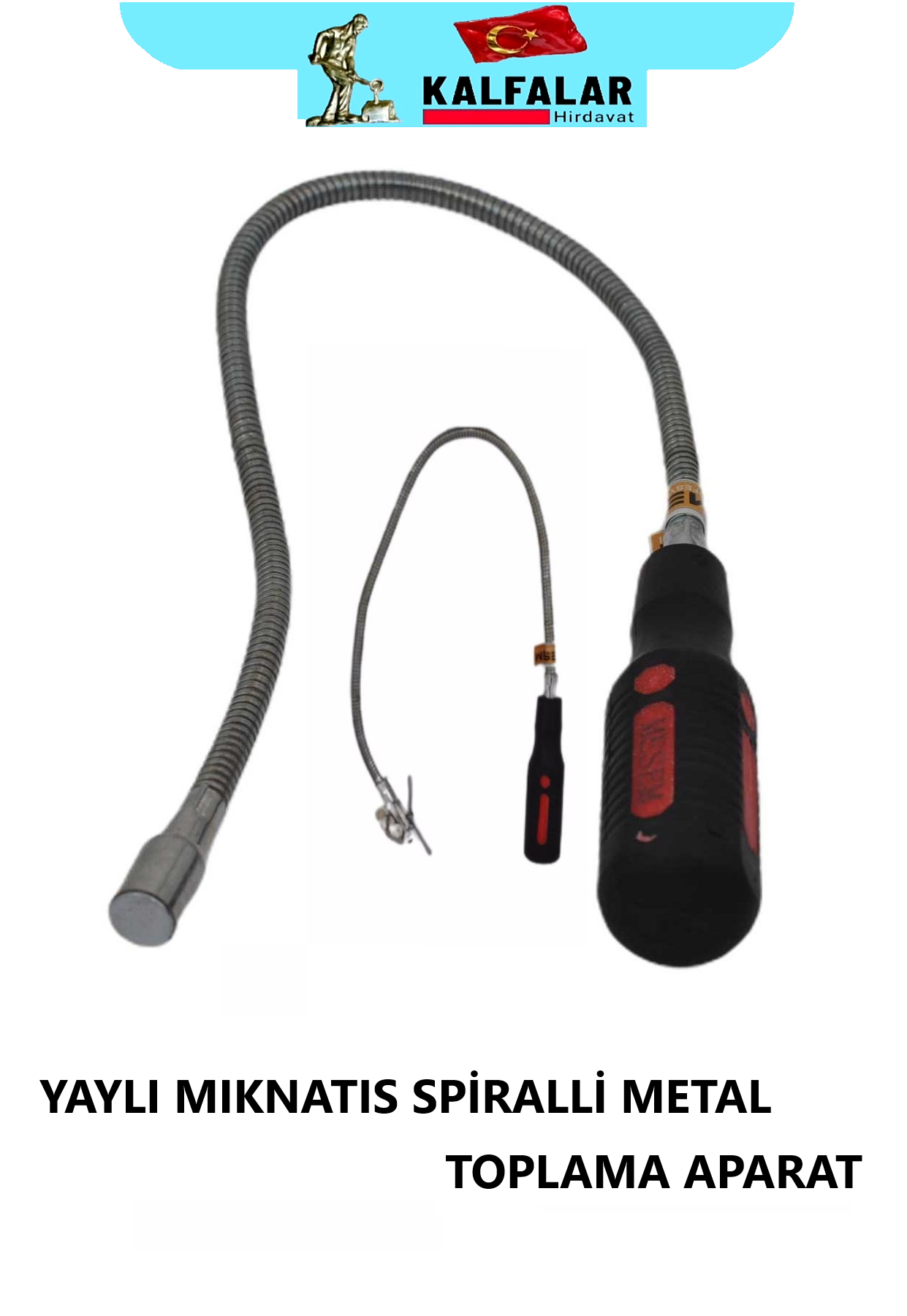 YAYLI MIKNATIS SPİRALLİ METAL TOPLAMA APARATI