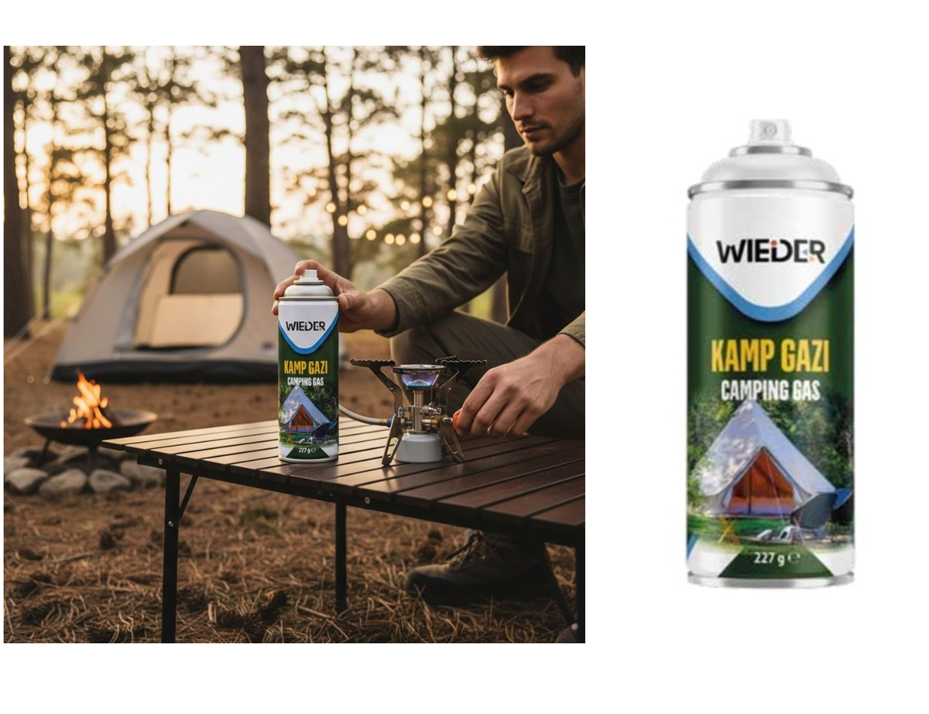 KAMP PİKNİK GAZI 227 GR 400 ML WEİDER