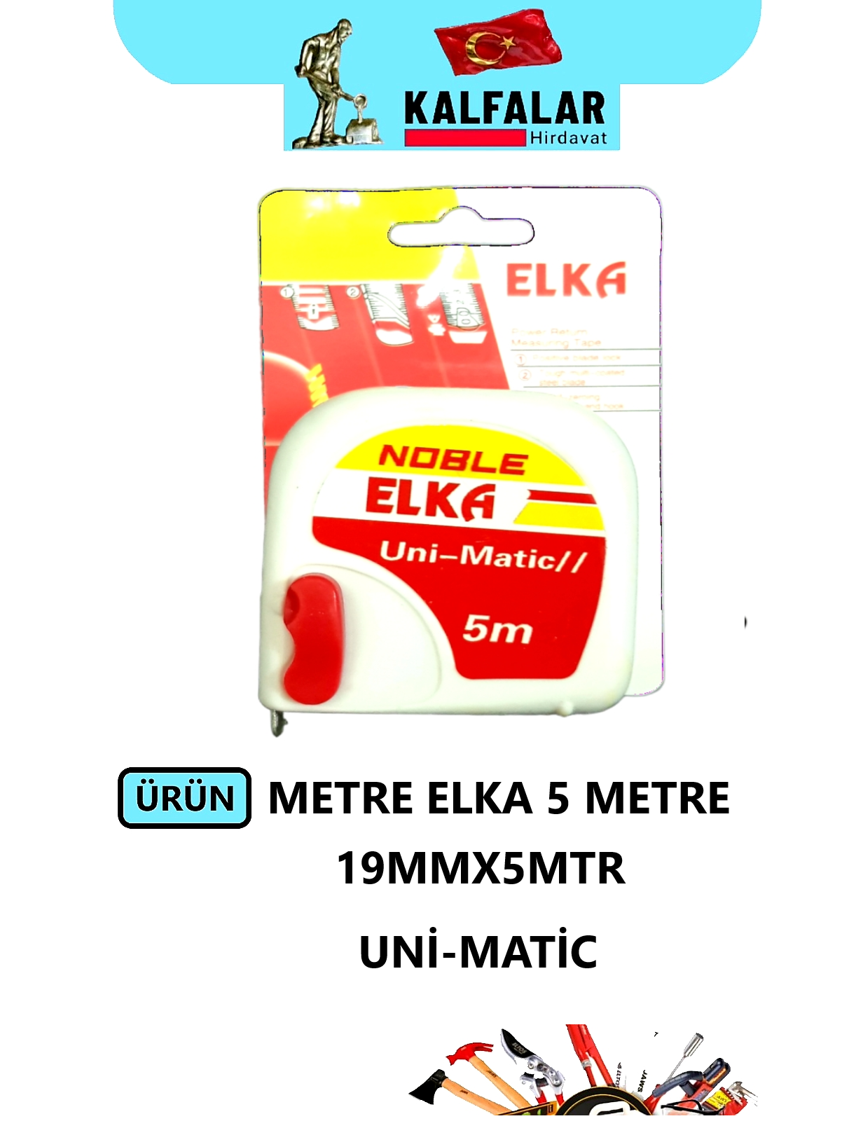 METRE ELKA UNİ-MATİK 19MMX5 METRE