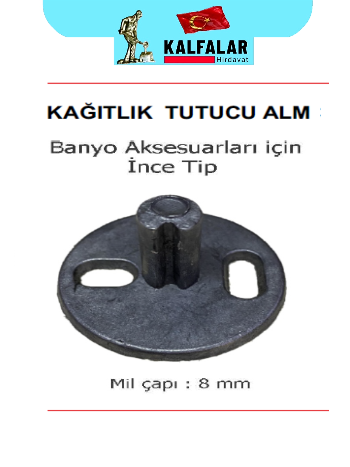 KAĞITLIK TUTUCU ALİMİNYUM KALFAM