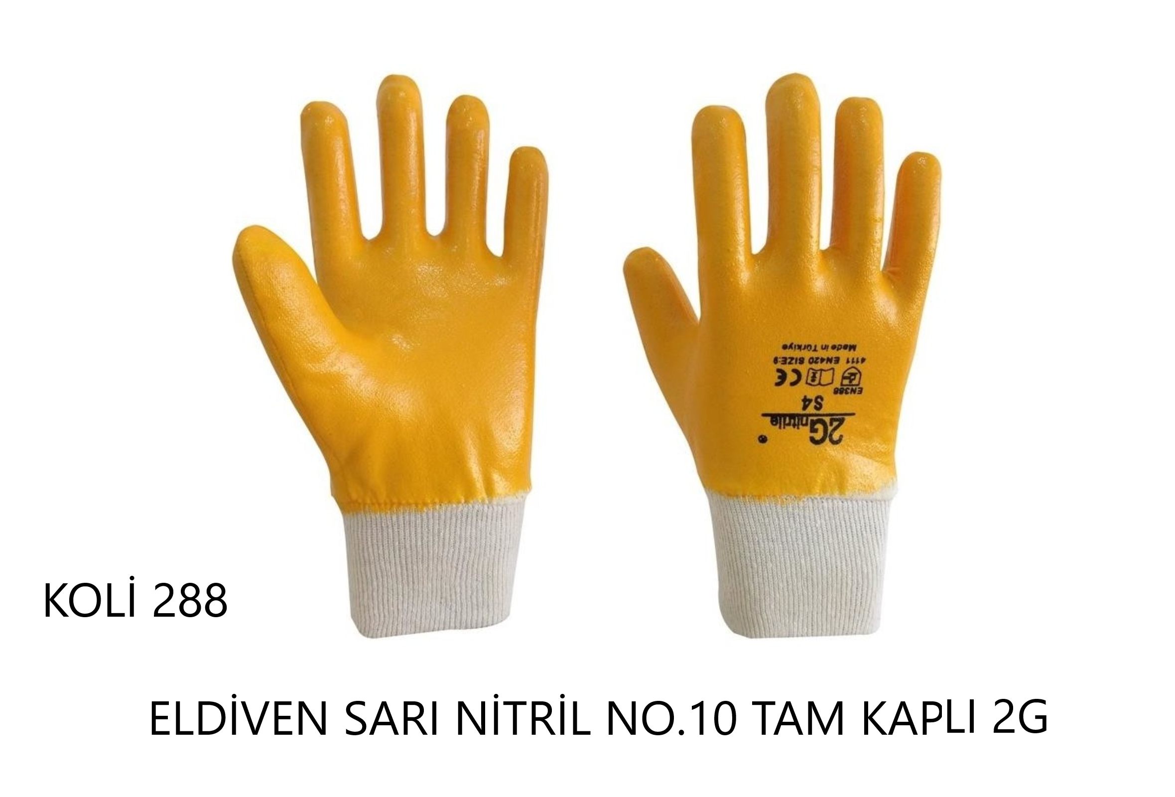 ELDİVEN 2G F1 SARI TAM KAPLI NO.10