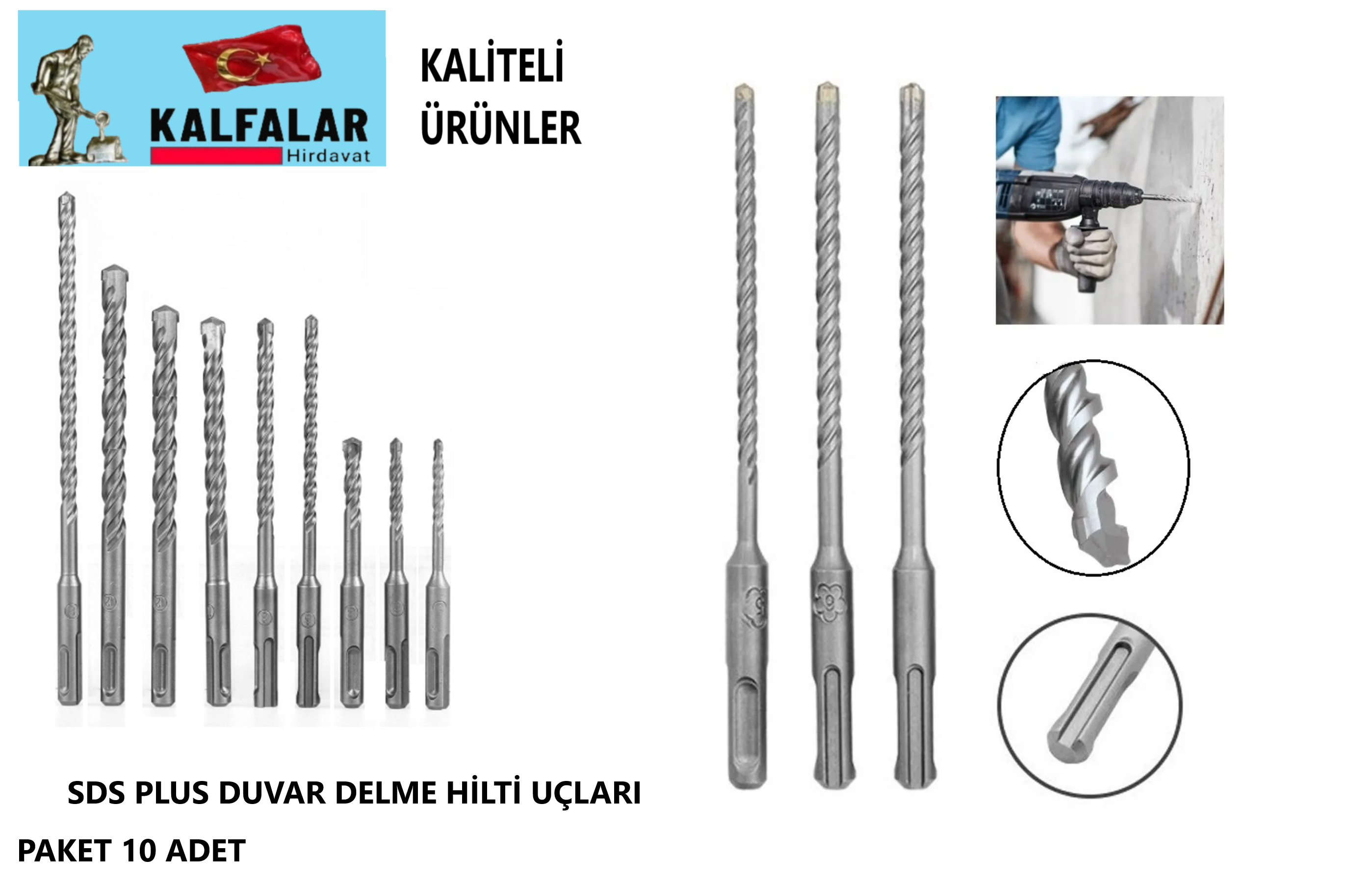 HİLTİ UCU SDS PLUS 28X600 MM