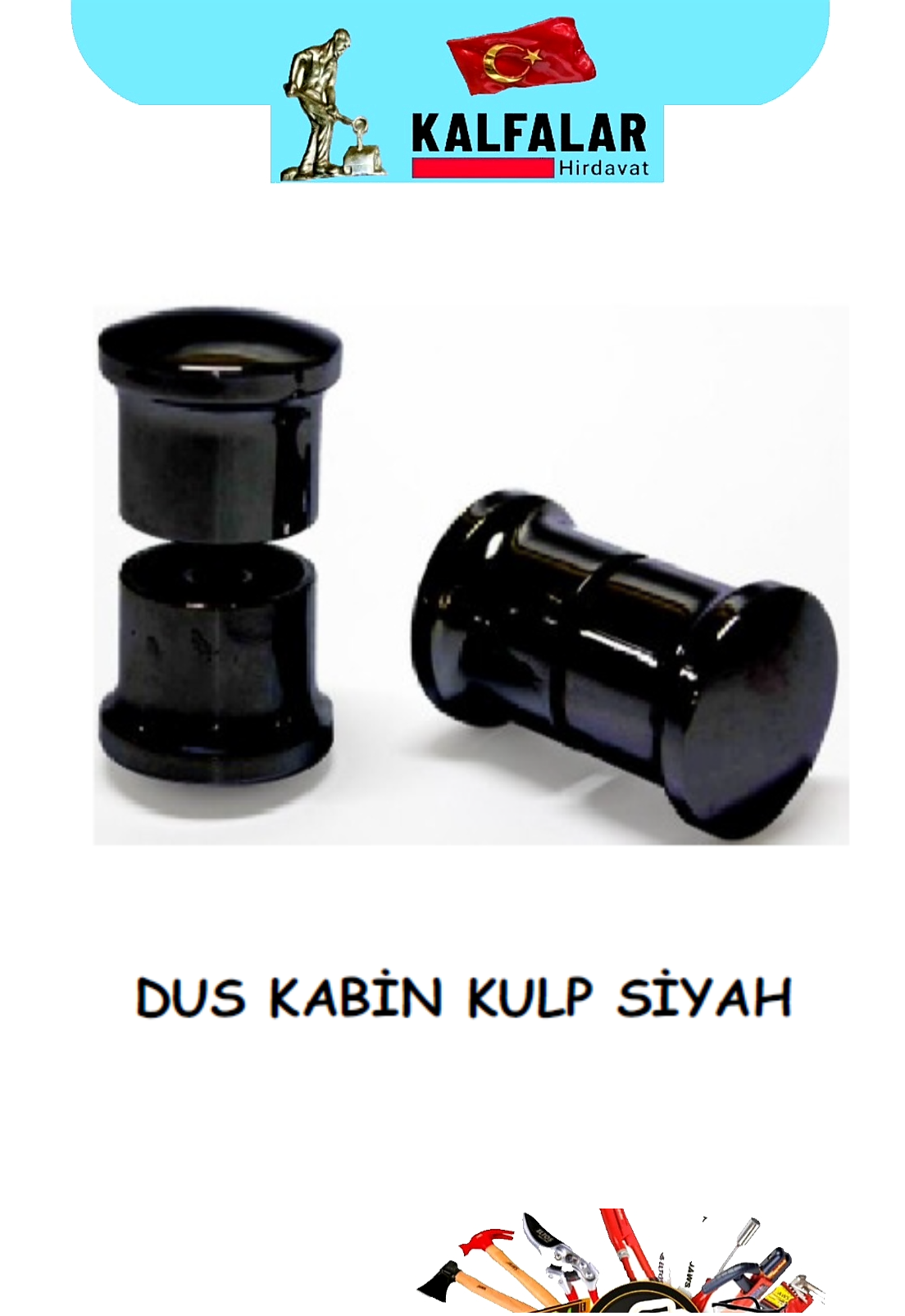 DUŞ KABİN TEKLİ KULP SİYAH 