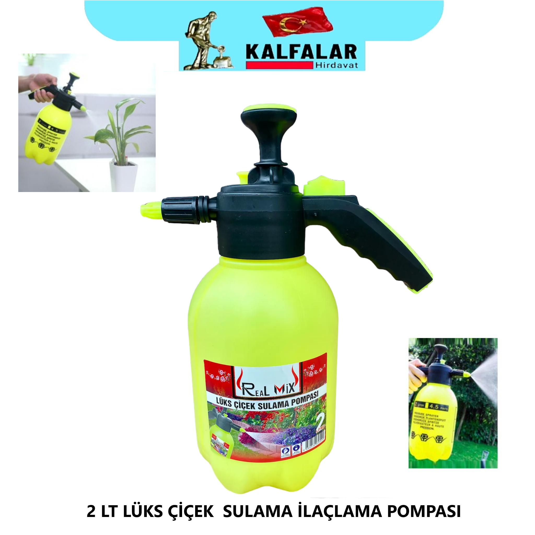 SU VE İLAÇ POMPASI 2 LTR PÜSKÜRTME LÜKS MODEL