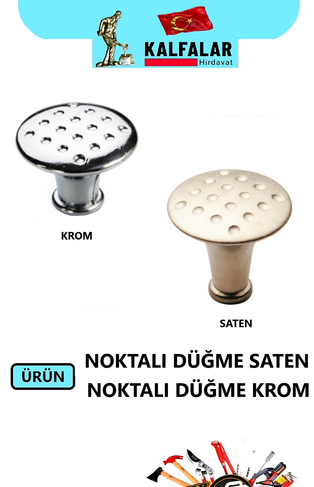 DÜĞME KULP NOKTALI SATEN