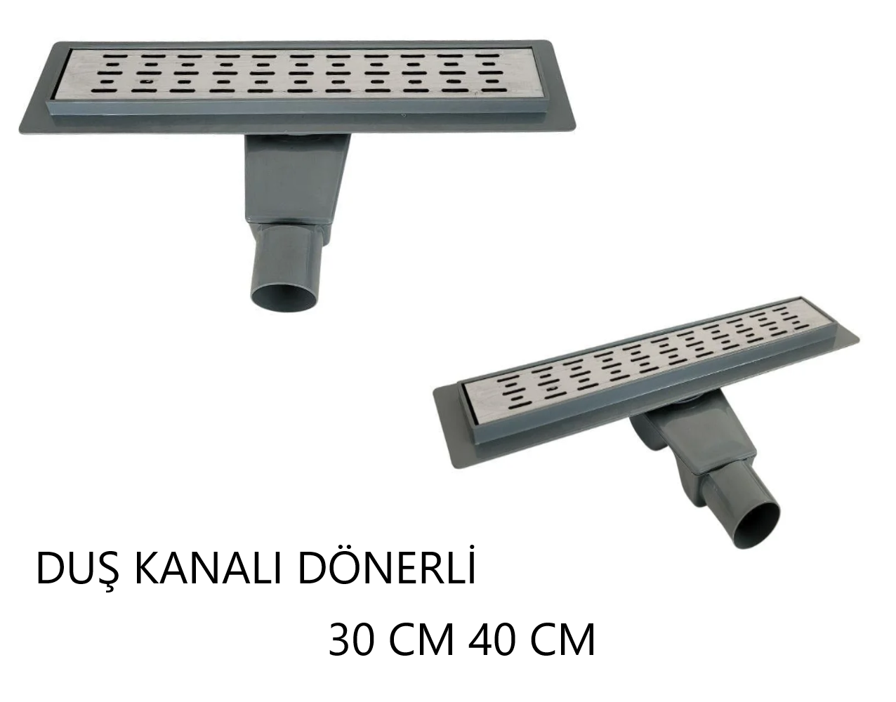 DUŞ KANALI DÖNERLİ 40 CM PASLANMAZ