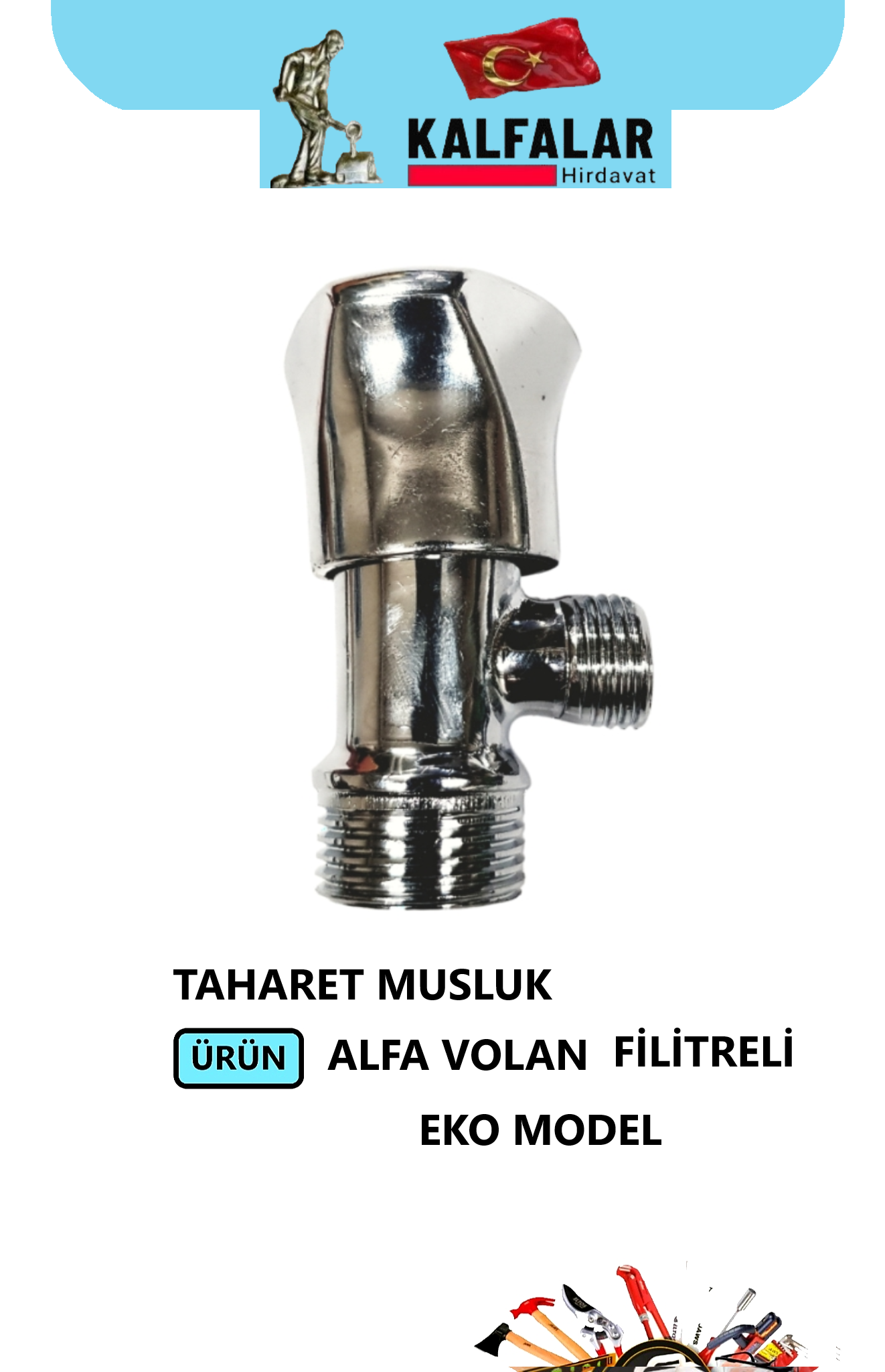  MUSLUK TAHARET ALFA MODEL EKO FİLTRELİ