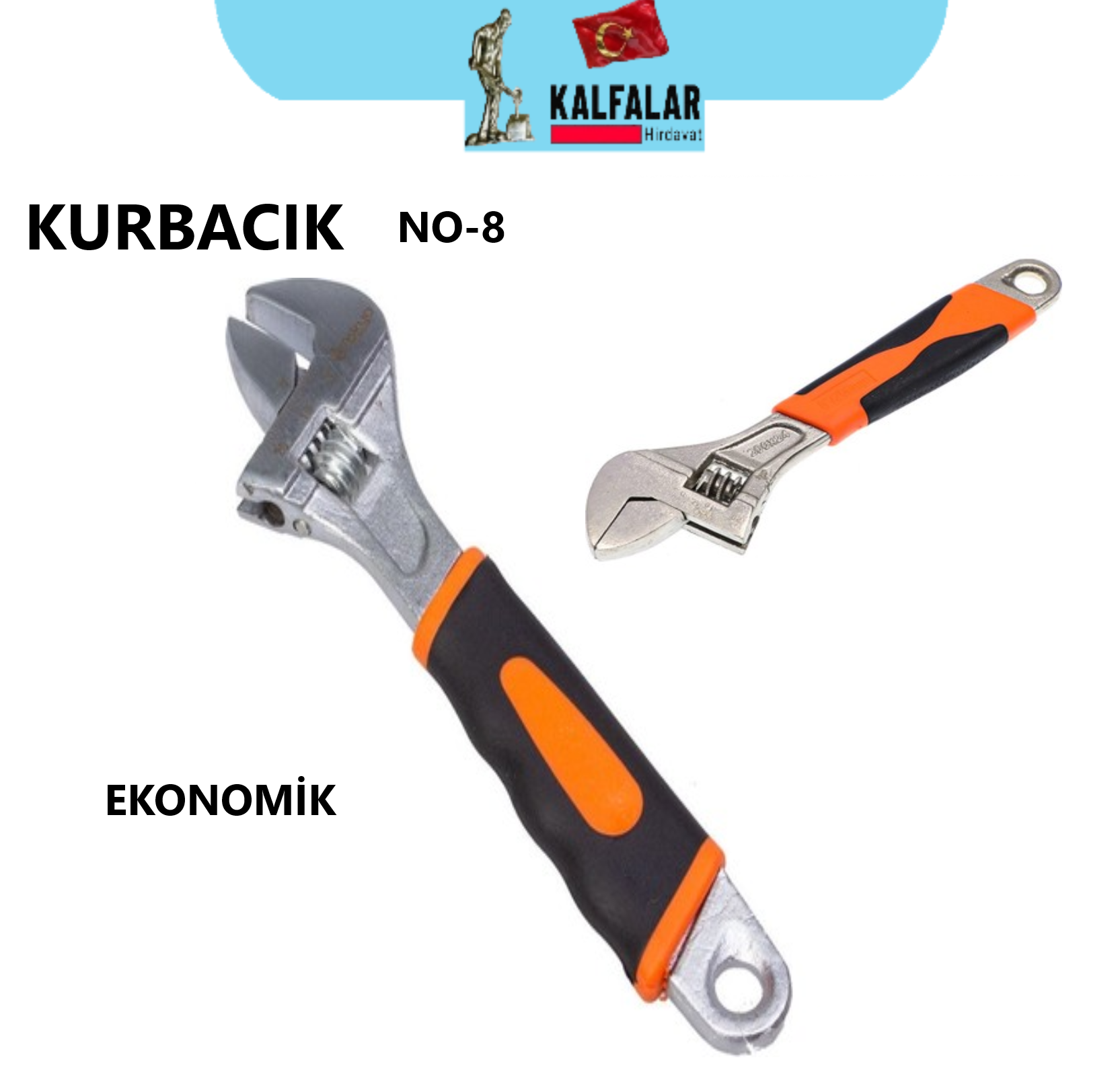 KURBACIK NO.8 TURUNCU-SİYAH EKONOMİK 