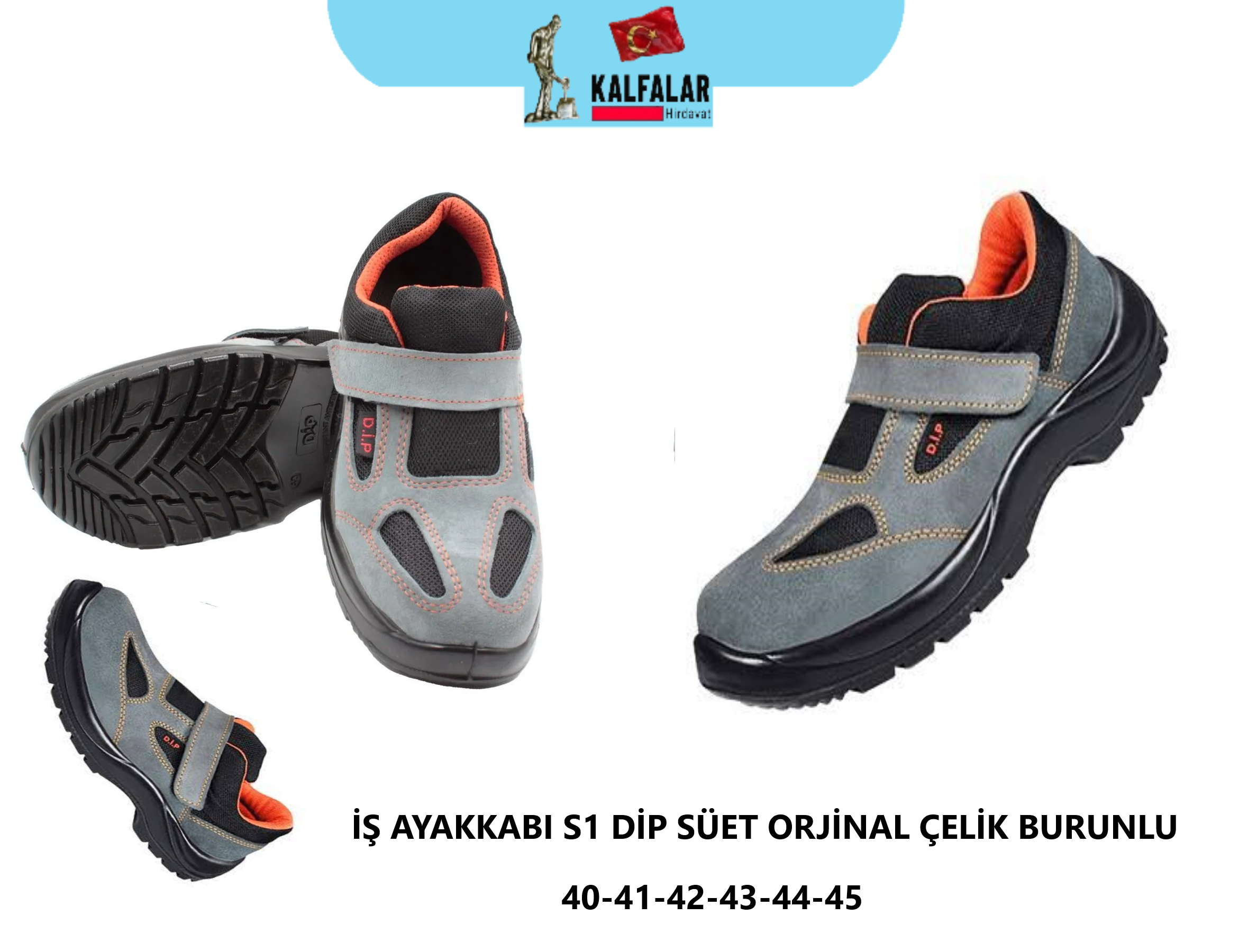 İŞ AYAKKABI S 1 DİP SÜET ORJİNAL ÇELİK BURUNLU 