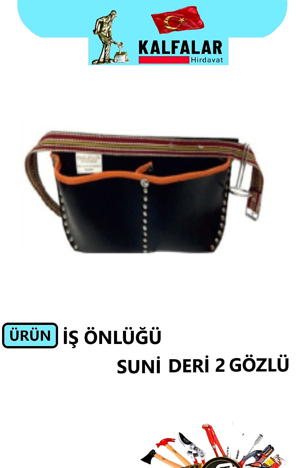 İŞ ÖNLÜĞÜ SUNİ DERİ 2 GÖZLÜ