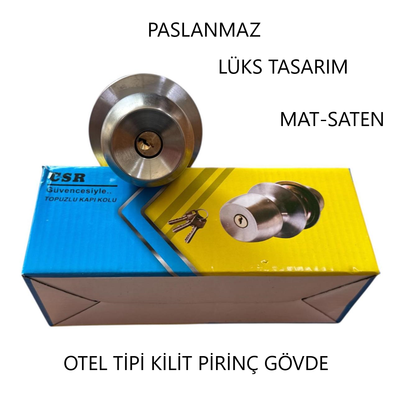 OTEL TİPİ KİLİT CSR MAT-SATEN PRİNÇ GÖVDE KAMPANYA