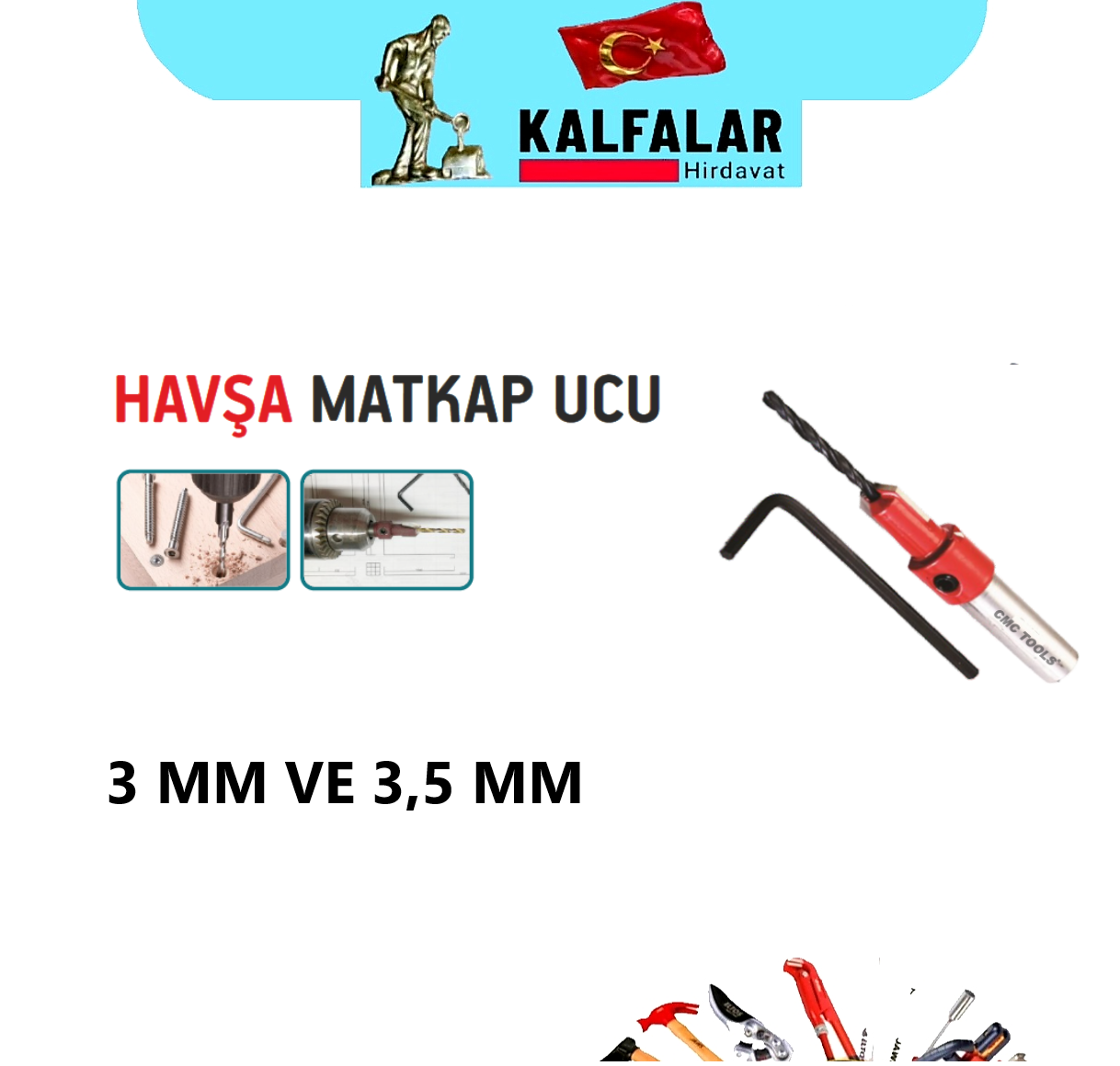 HAVŞA MATKAP UCU 3,5 MM