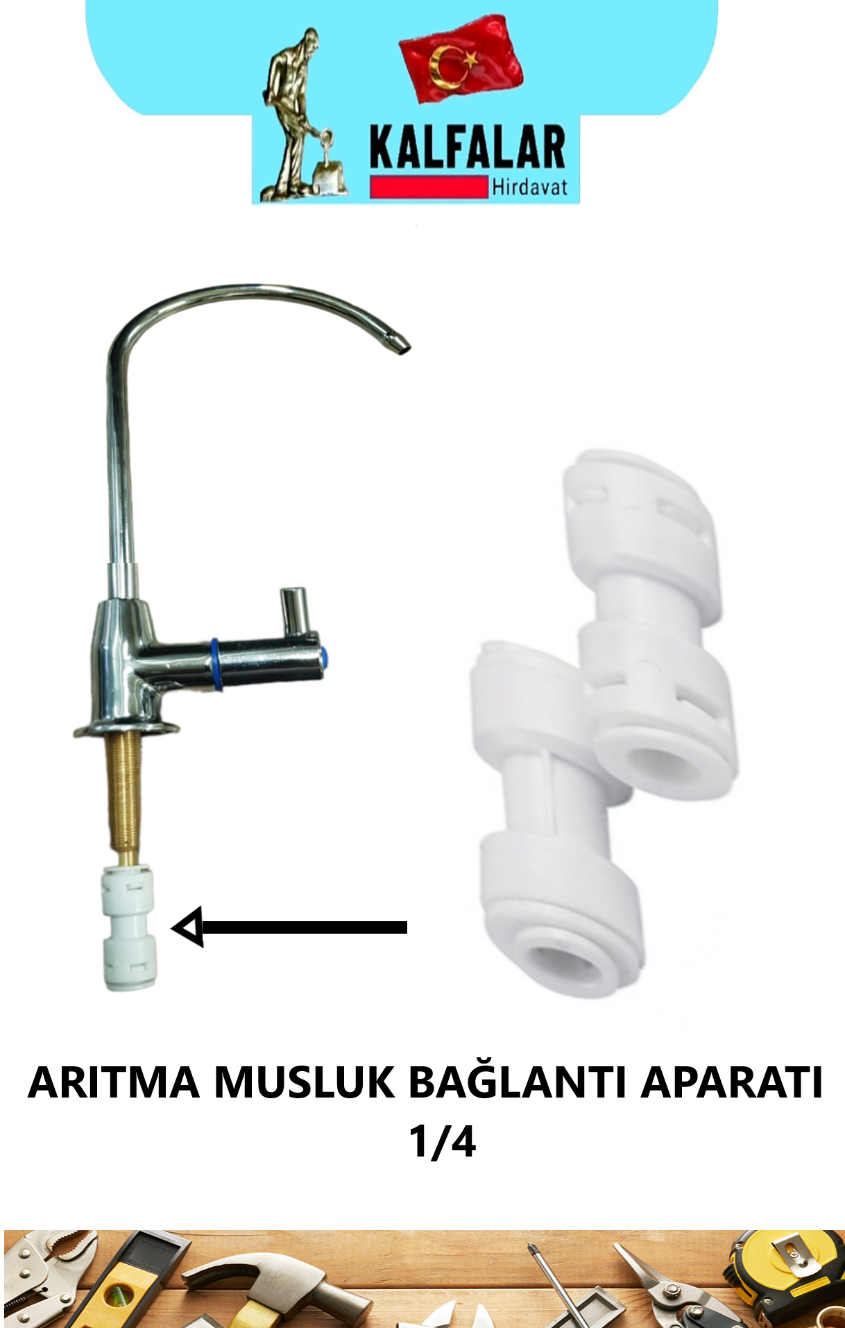 MUSLUK ARITMA BAĞLANTI APARATI PLS 1/4 PK 10 ADET