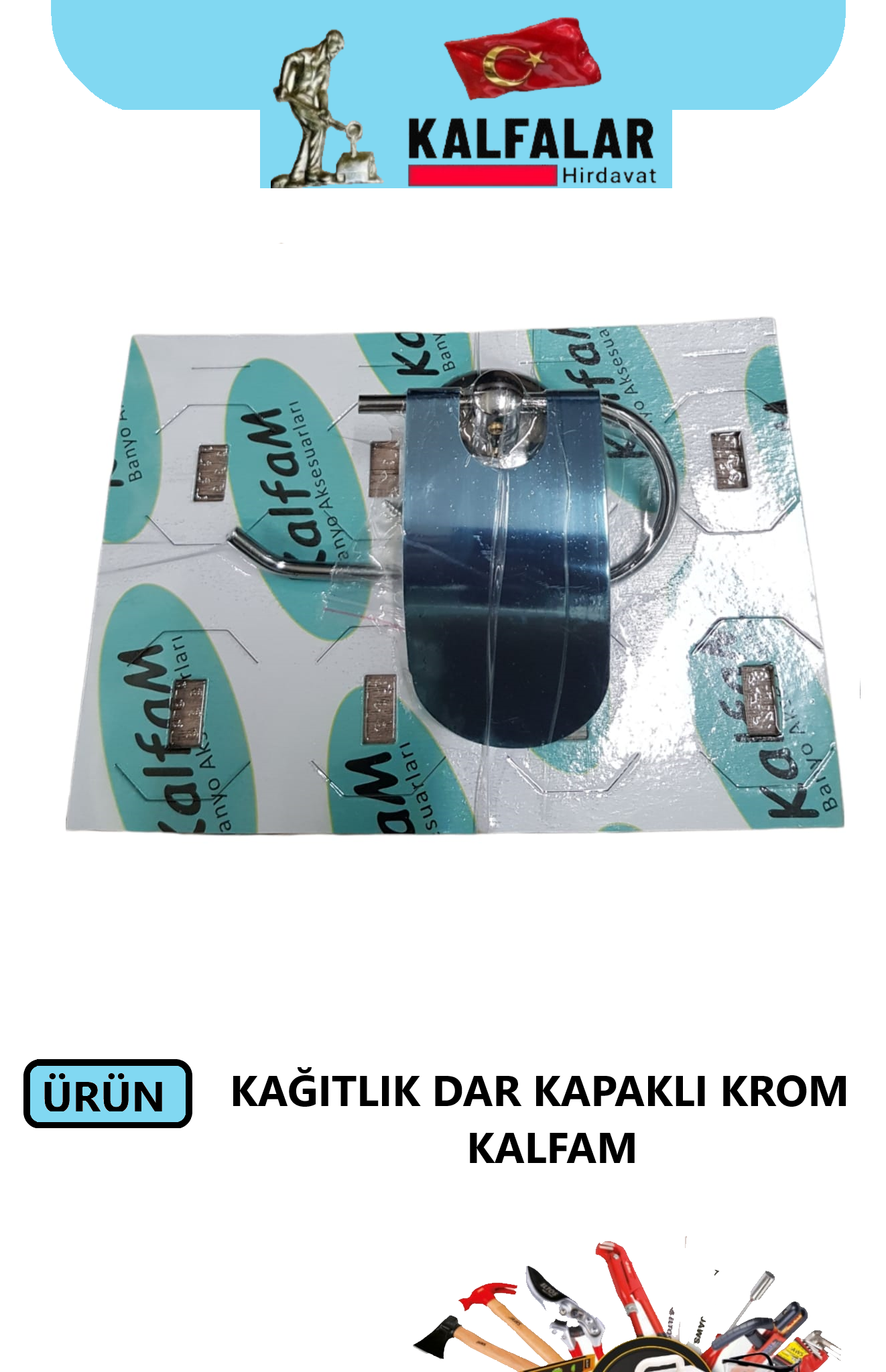 KAĞITLIK DAR KAPAKLI KROM KALFAM
