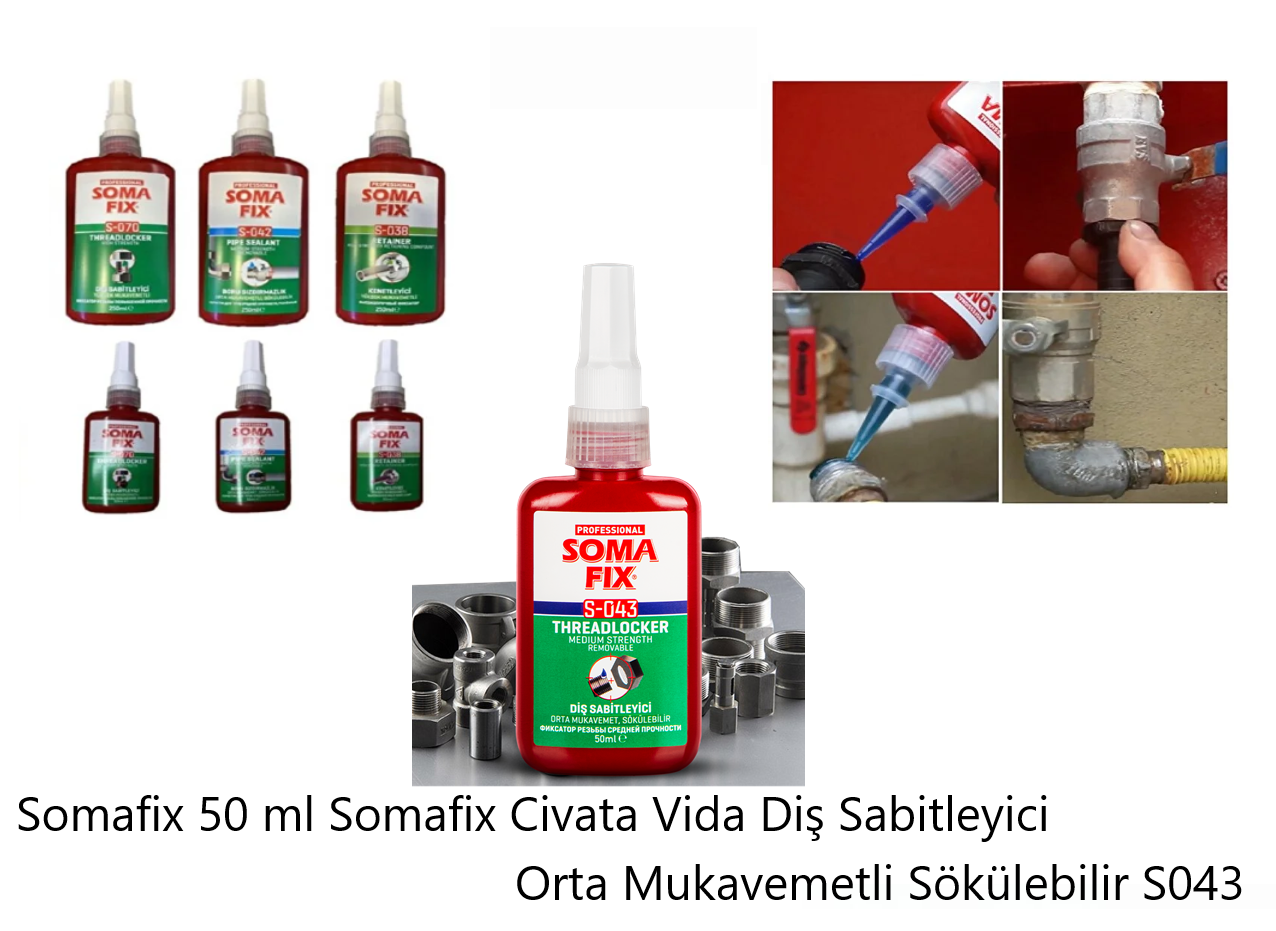 BORU SIZDIRMAZLIK LOKTAYD S-043 50 ML SOMAFİX