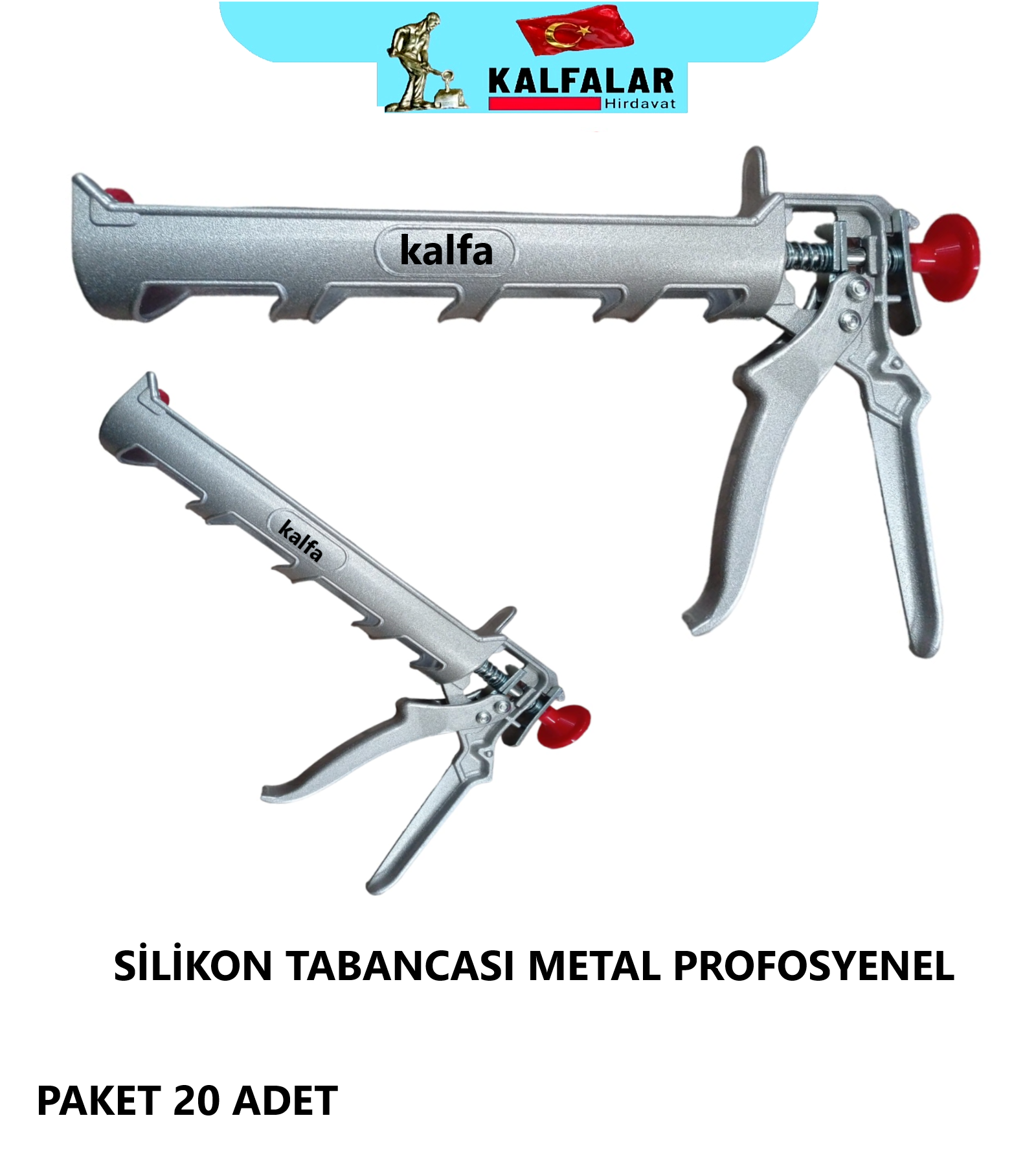SİLİKON TABANCASI METAL LÜX PROFOSYENEL
