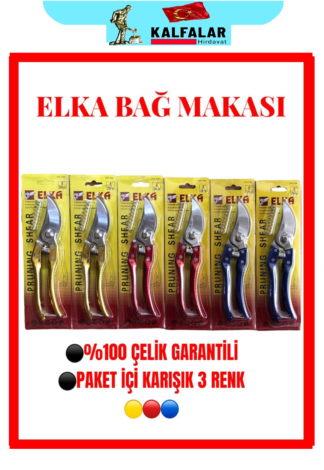 BUDAMA MAKASI ÇELİK ELKA