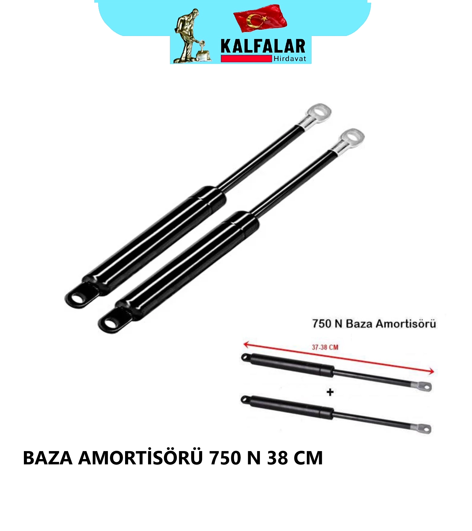 BAZA AMORTİSÖRÜ 750 N 38 CM 