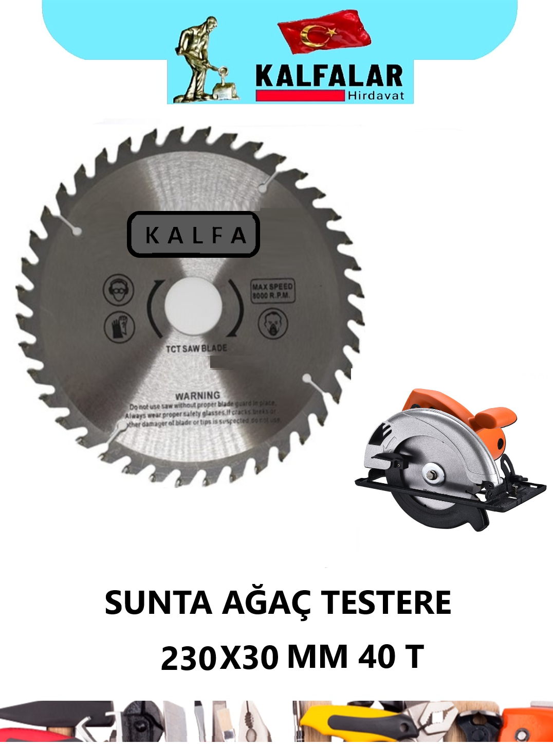 SUNTA AĞAÇ KESME 230X30 MM 40 T