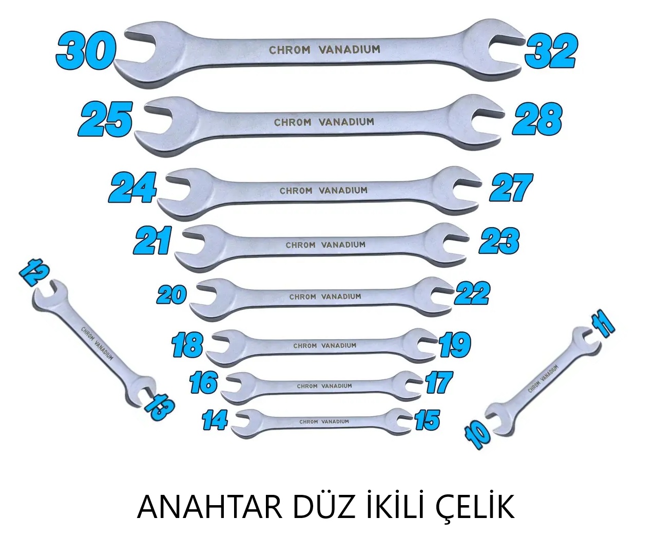 ANAHTAR DÜZ İKİLİ 06-07 ÇELİK