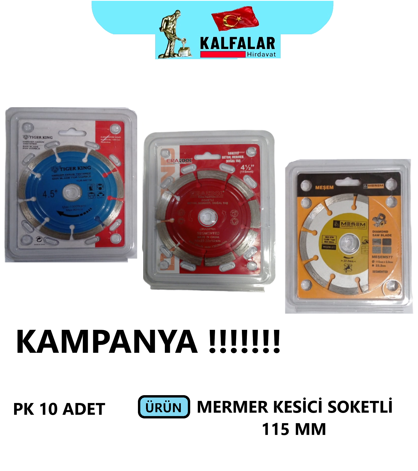 SERAMİK MERMER GRANİT KESİCİ 115 MM SOKETLİ